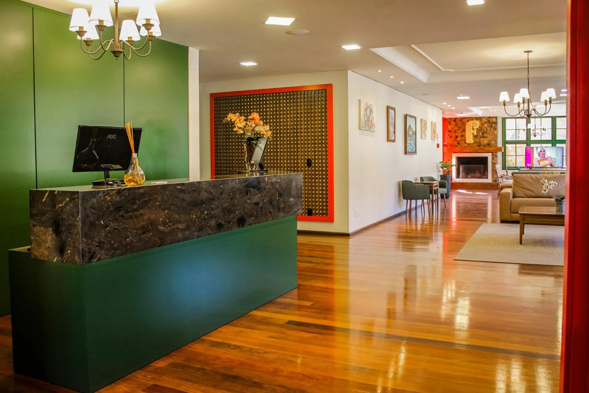 Lobby or reception in Hotel Fioreze Origem