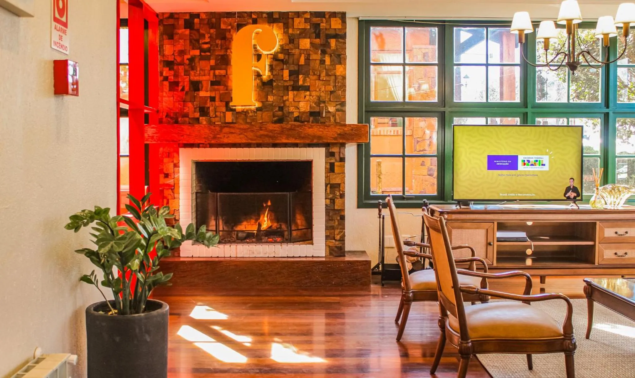 Seating area in Hotel Fioreze Origem