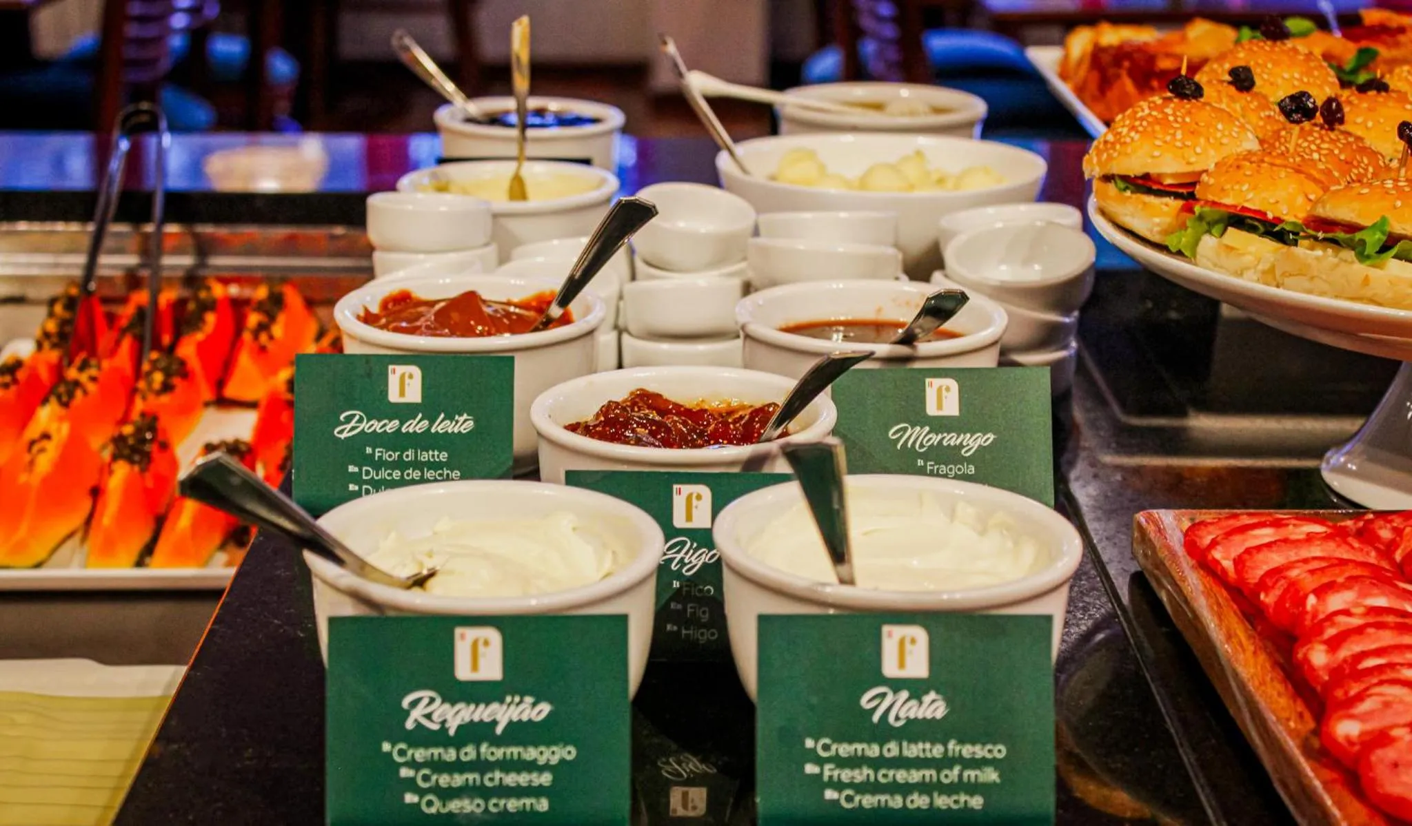 Buffet breakfast in Hotel Fioreze Origem