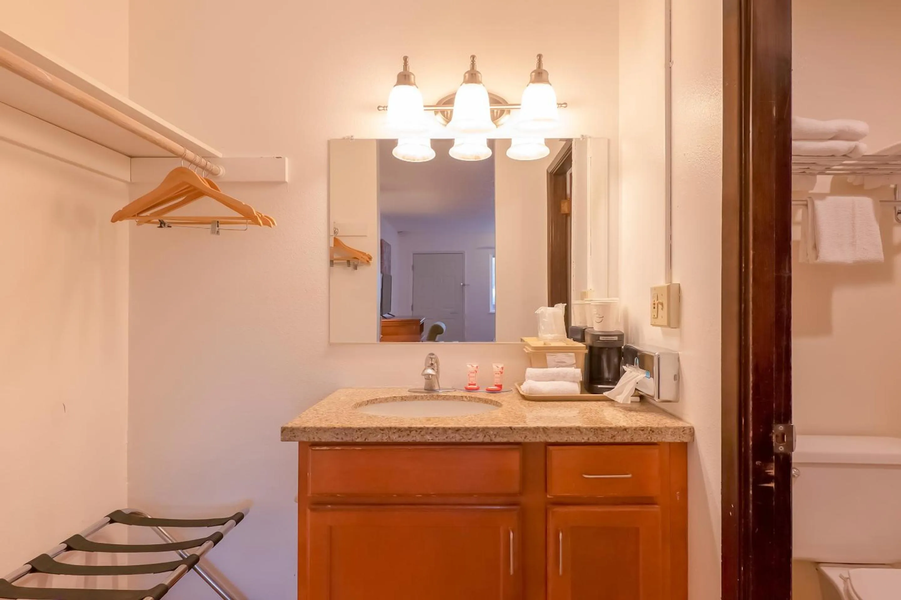 Bathroom in Travelodge by Wyndham Chehalis