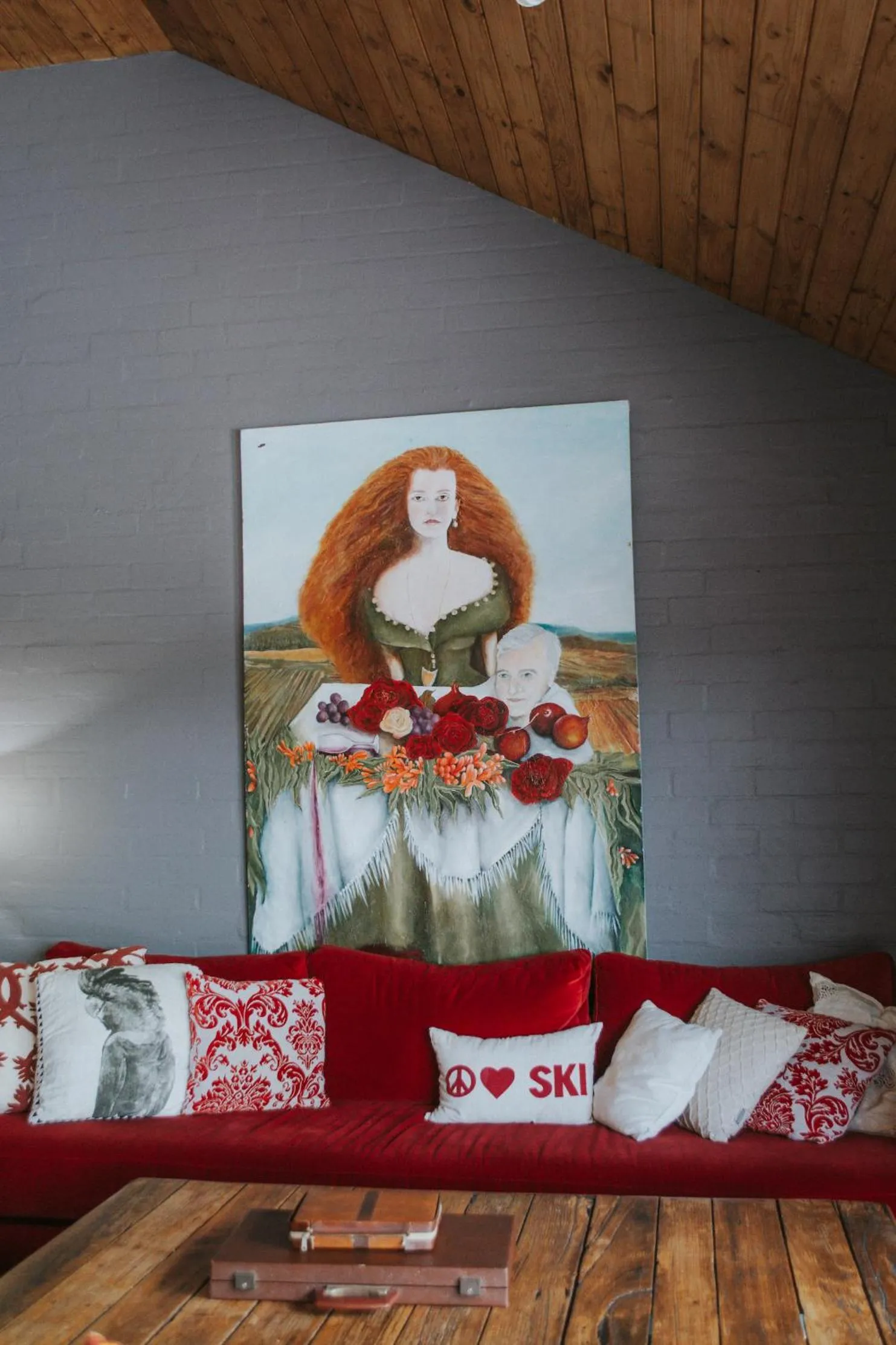 Bed in Crackenback Farm Guesthouse