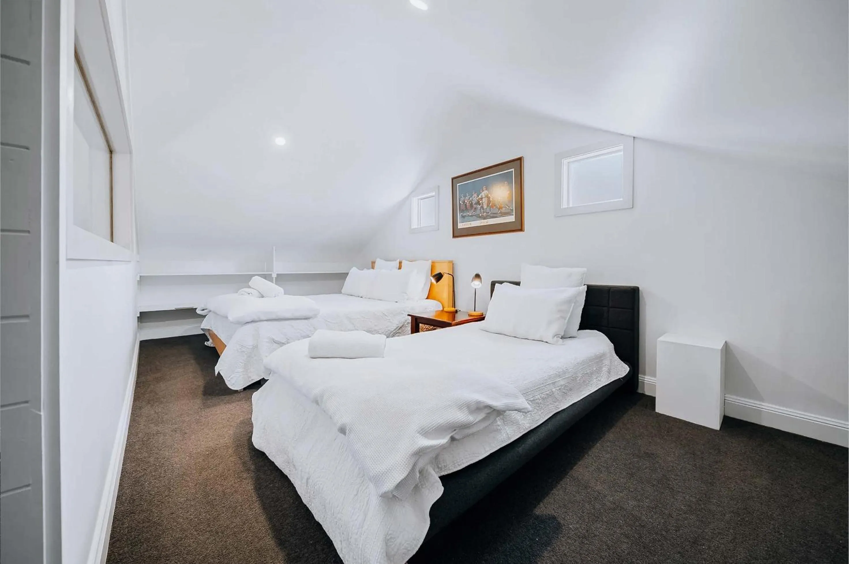 Bed in Crackenback Farm Guesthouse