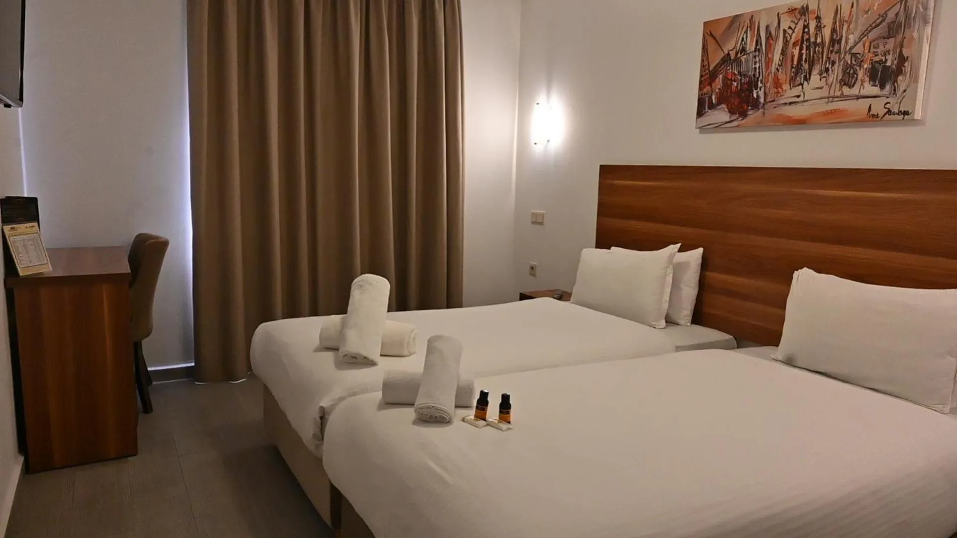 Bed in Hotel Centre Ville