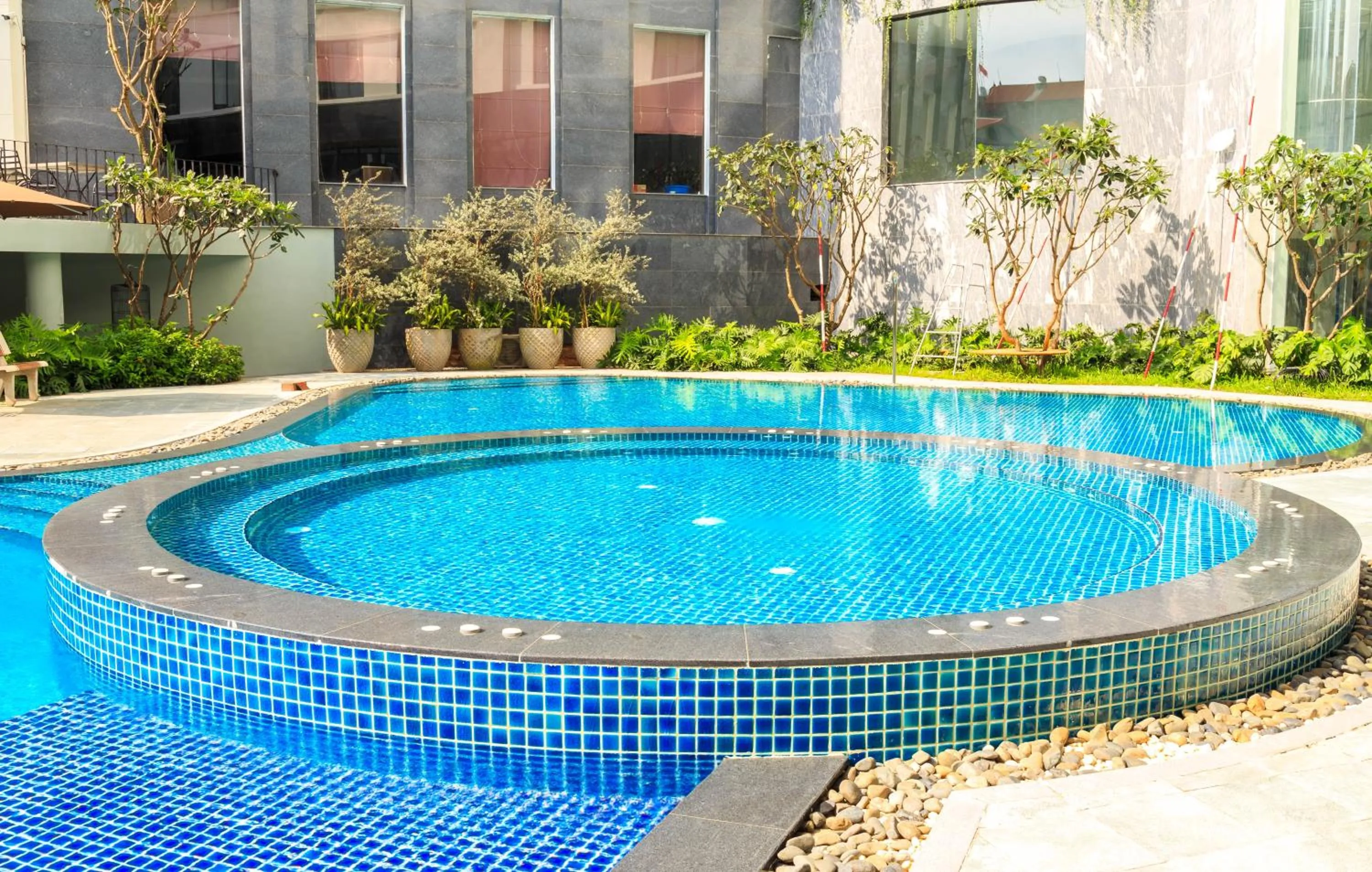 Pool view in Muong Thanh Luxury Lang Son Hotel