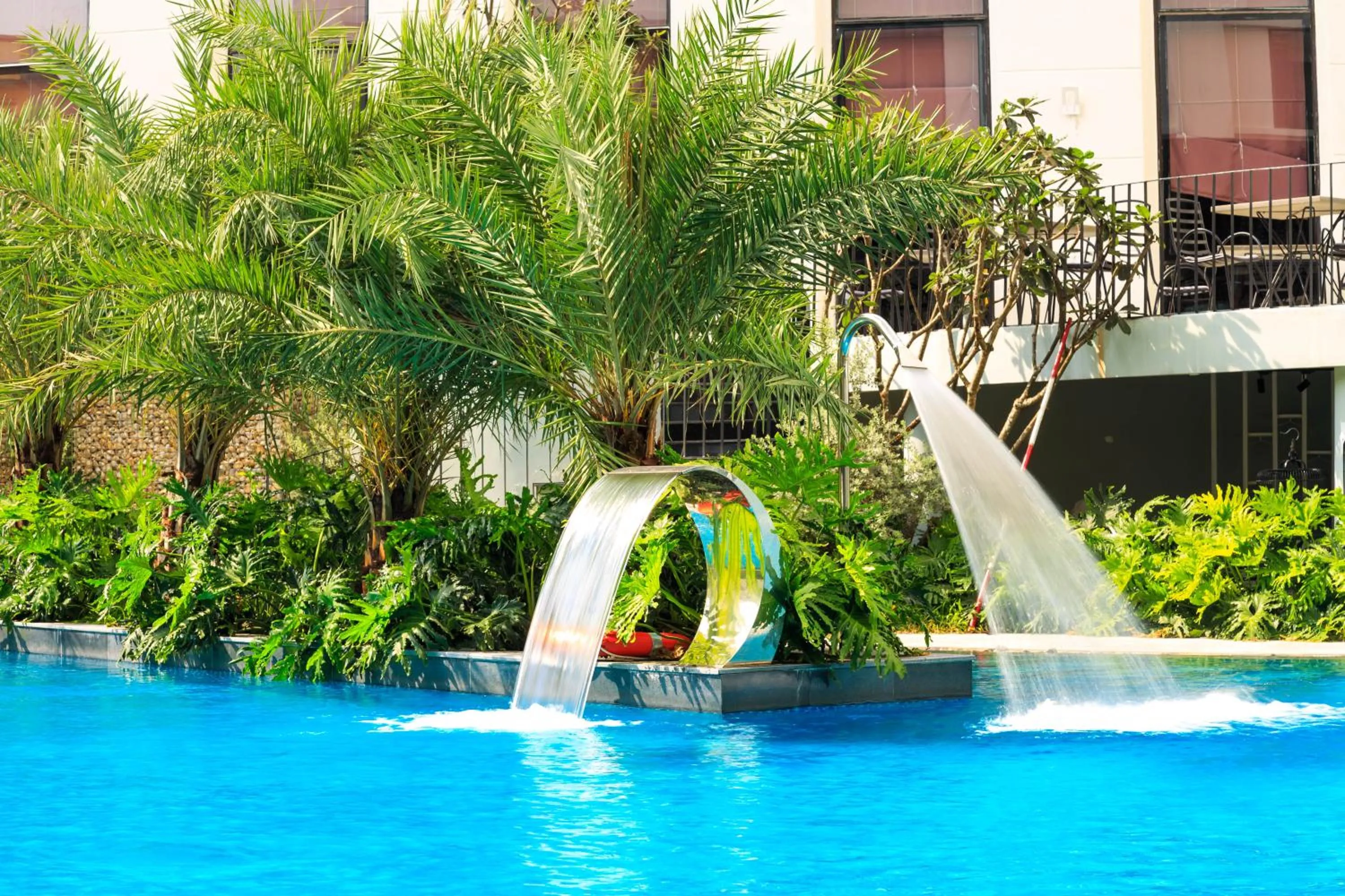 Pool view in Muong Thanh Luxury Lang Son Hotel