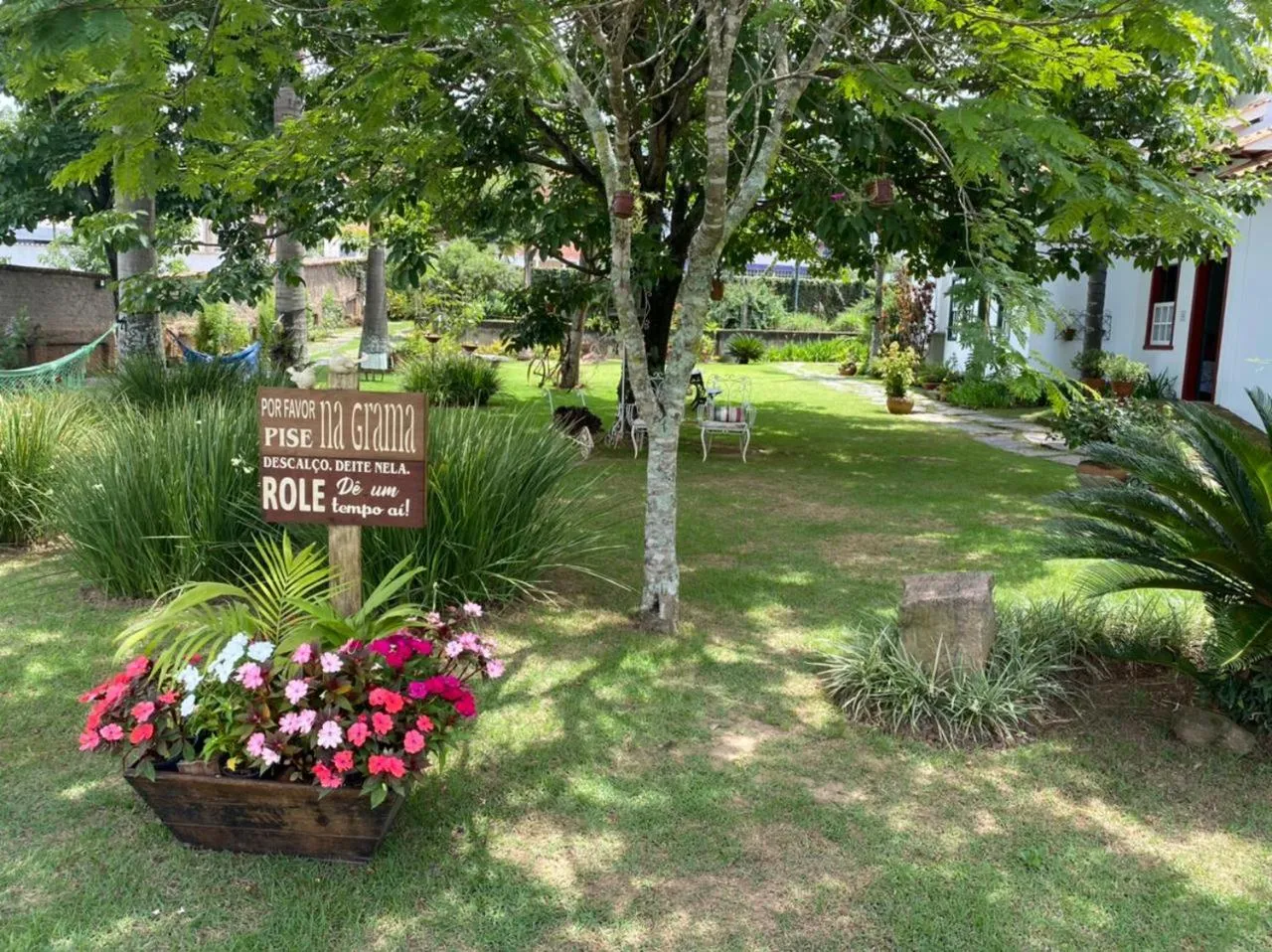 Garden in Pousada do Barão