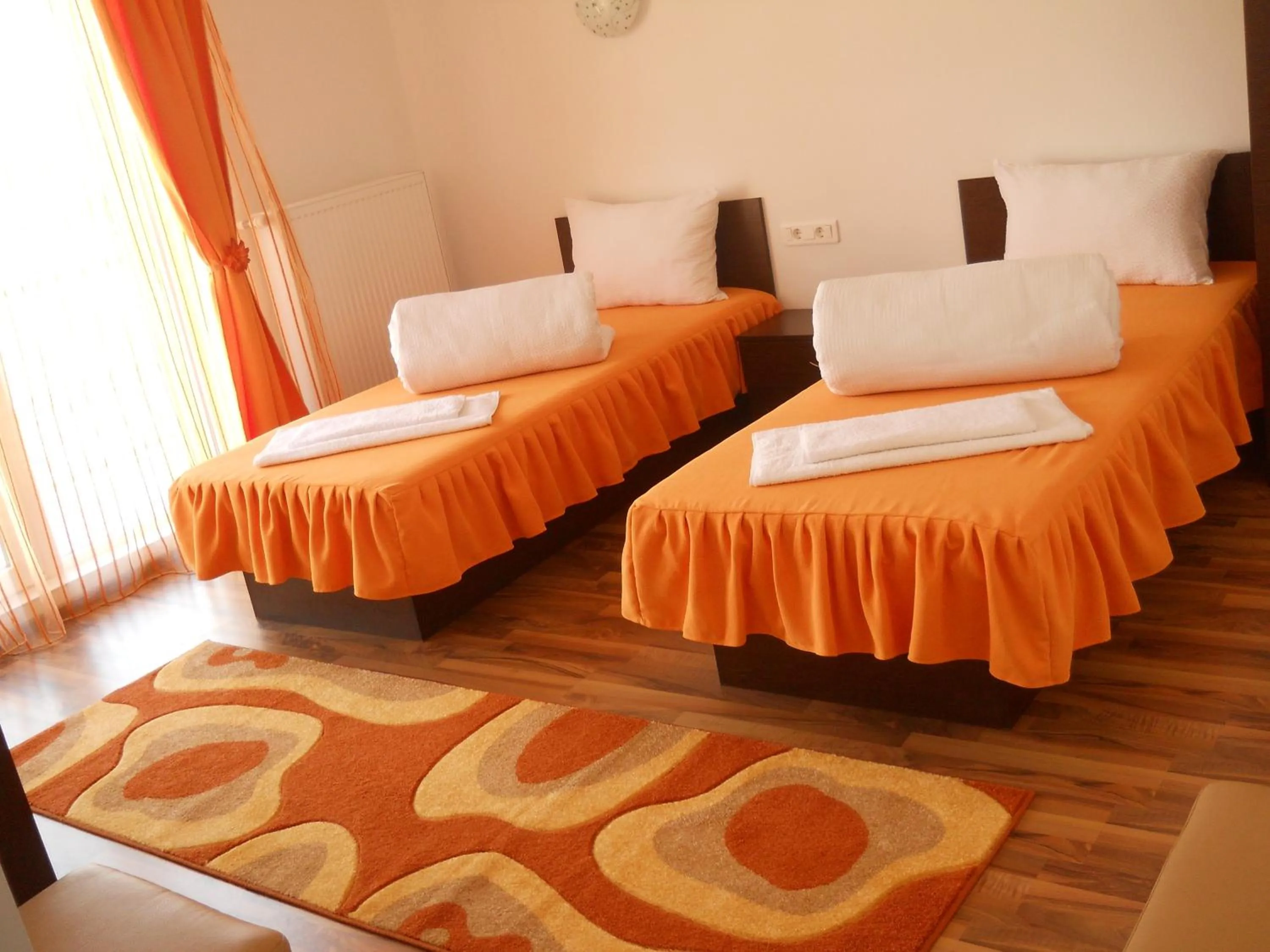 Bed in Pensiunea Zbor