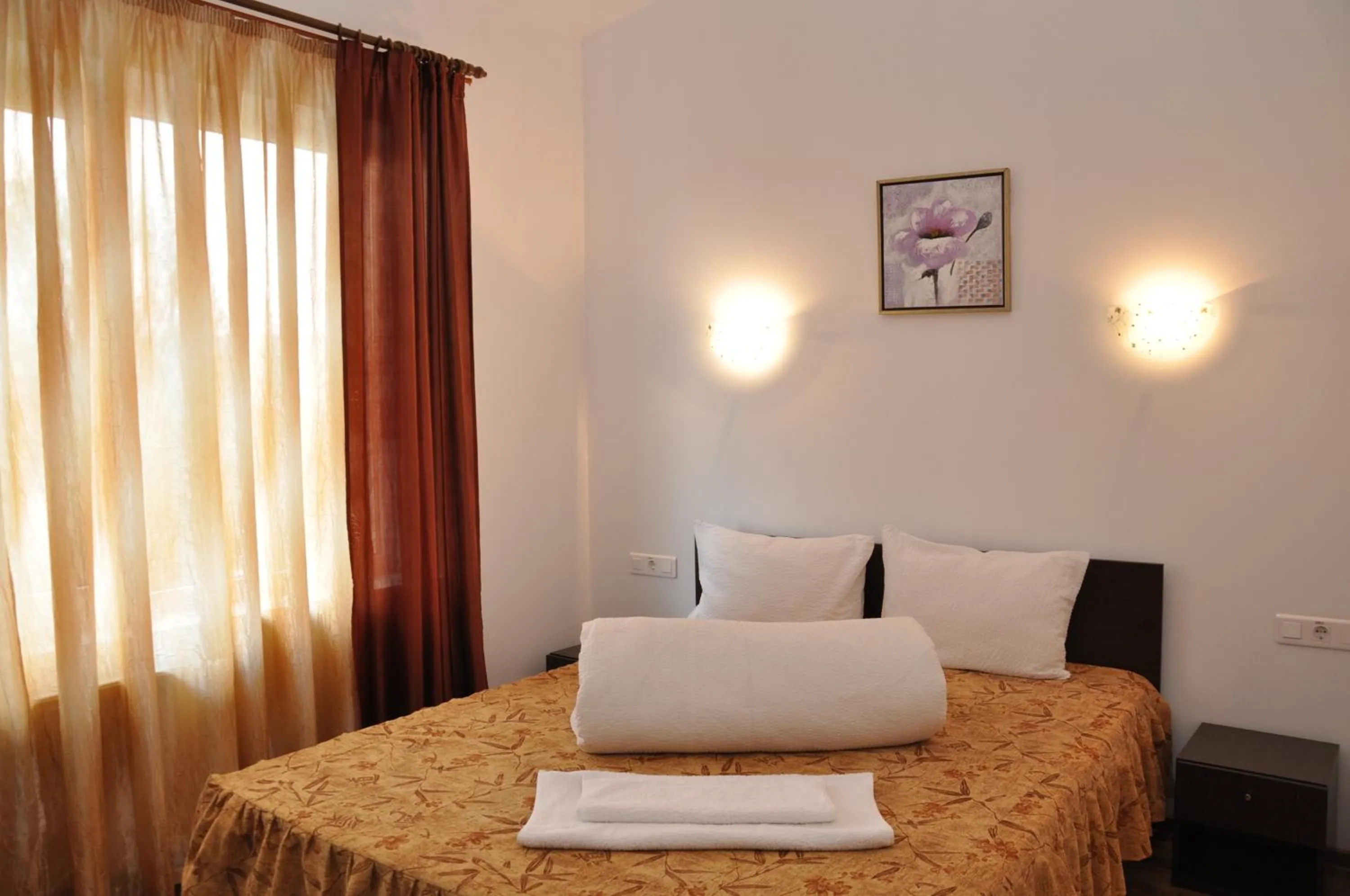 Bed in Pensiunea Zbor