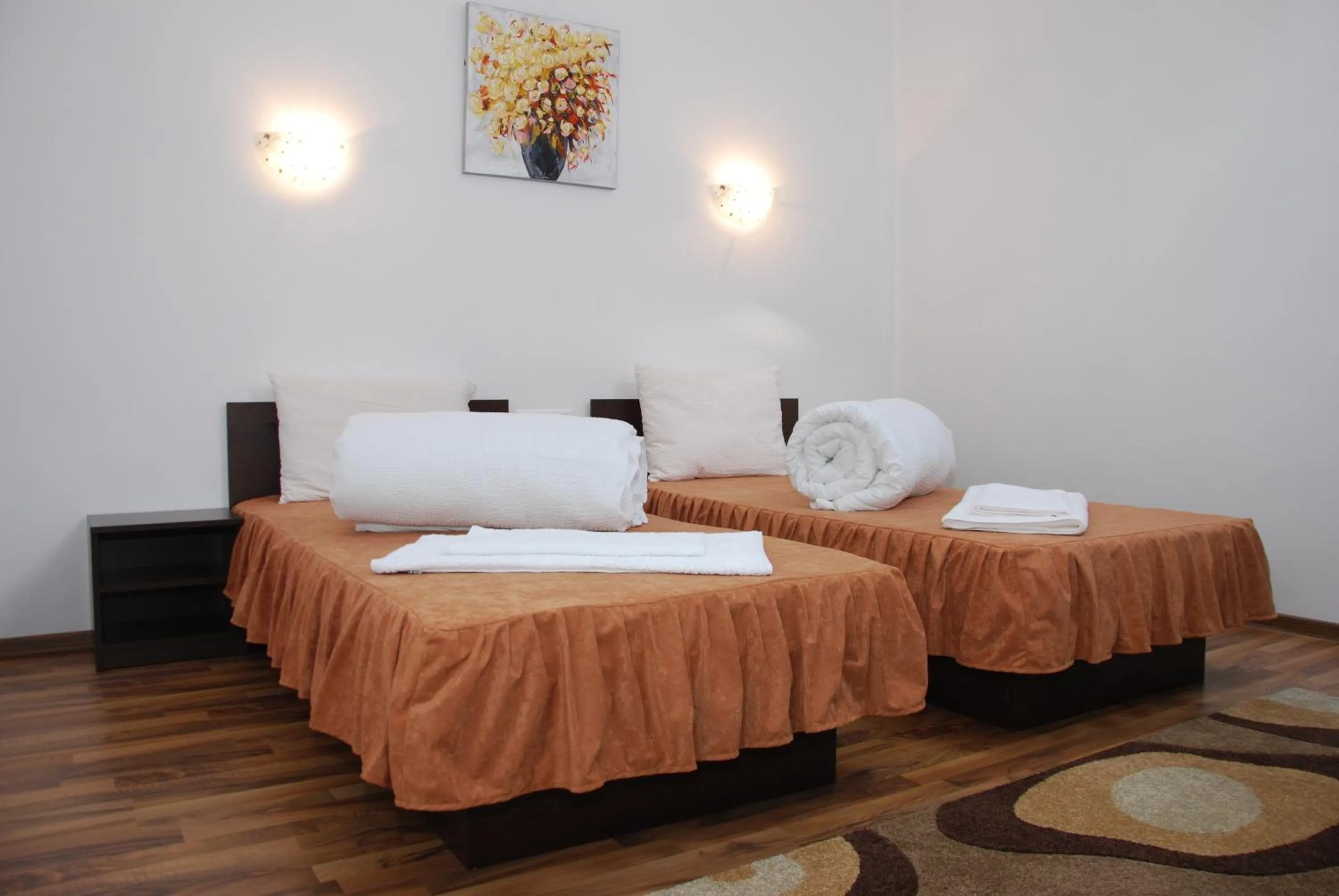 Bed in Pensiunea Zbor