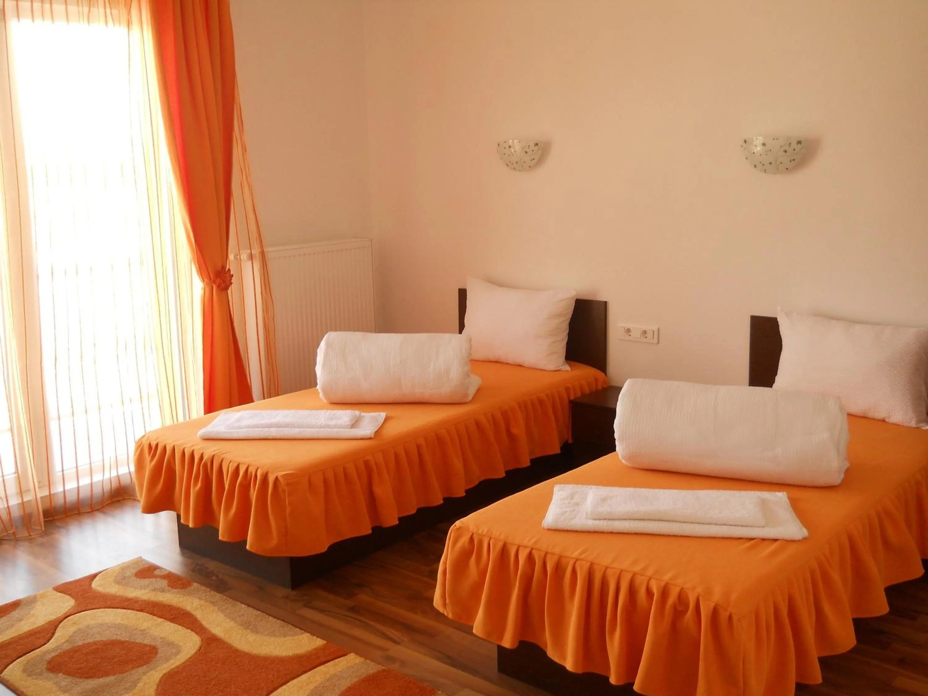 Bed in Pensiunea Zbor