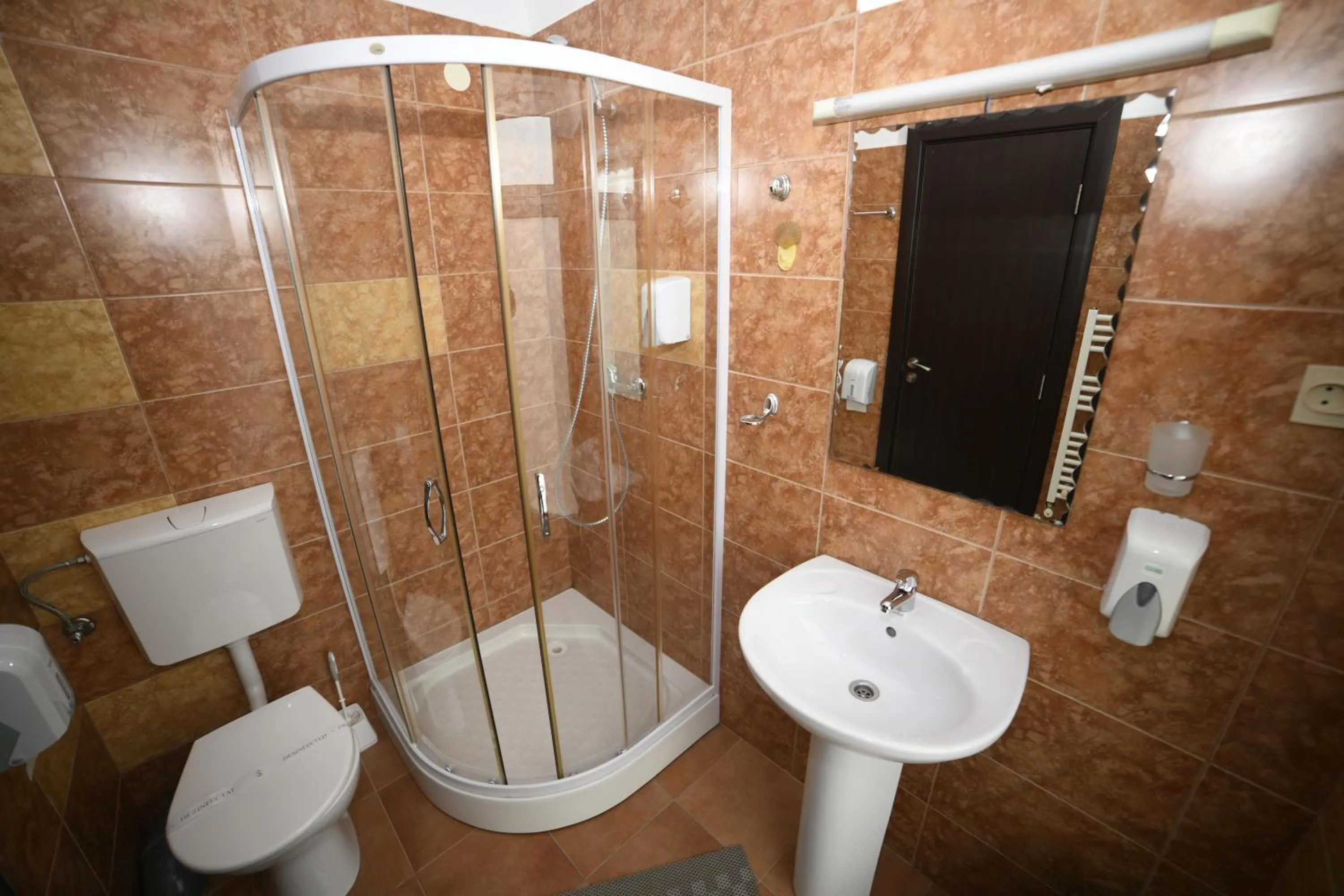 Bathroom in Pensiunea Zbor