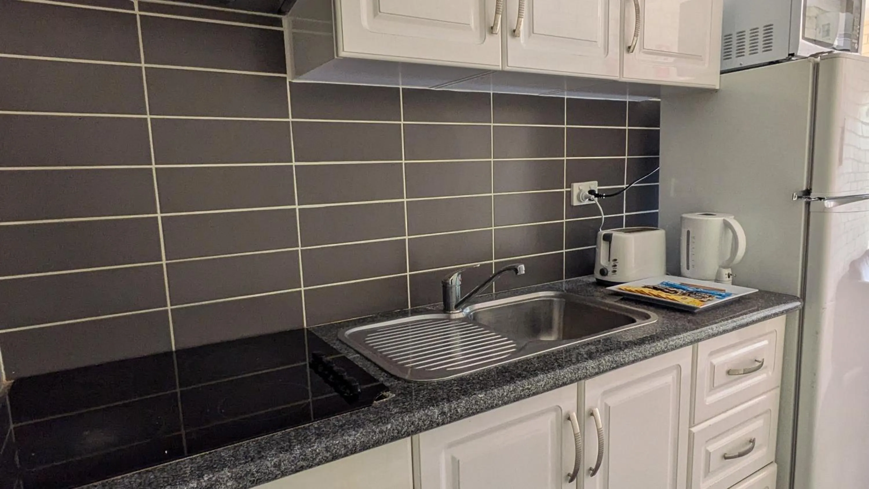 Kitchen or kitchenette in The Swiss Motel