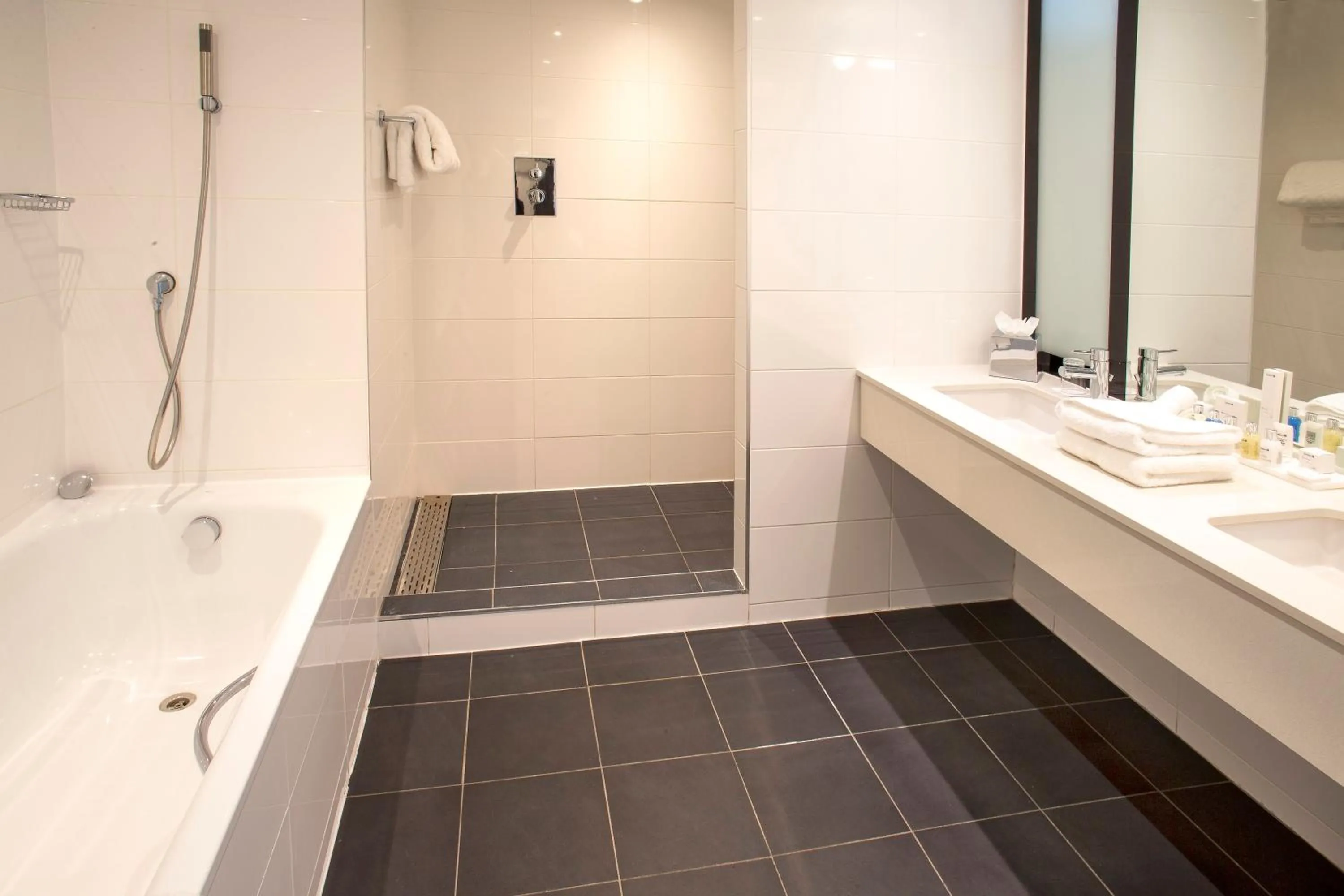 Shower in Radisson Blu Hotel East Midlands Airport