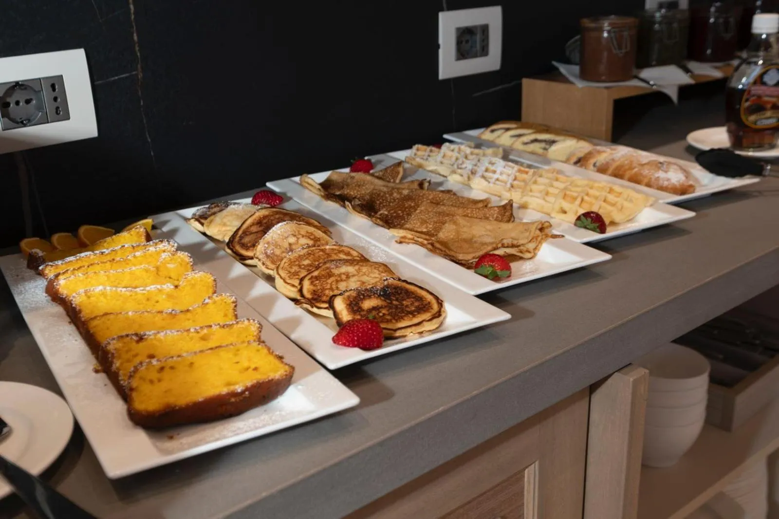 Buffet breakfast in Hotel Europa