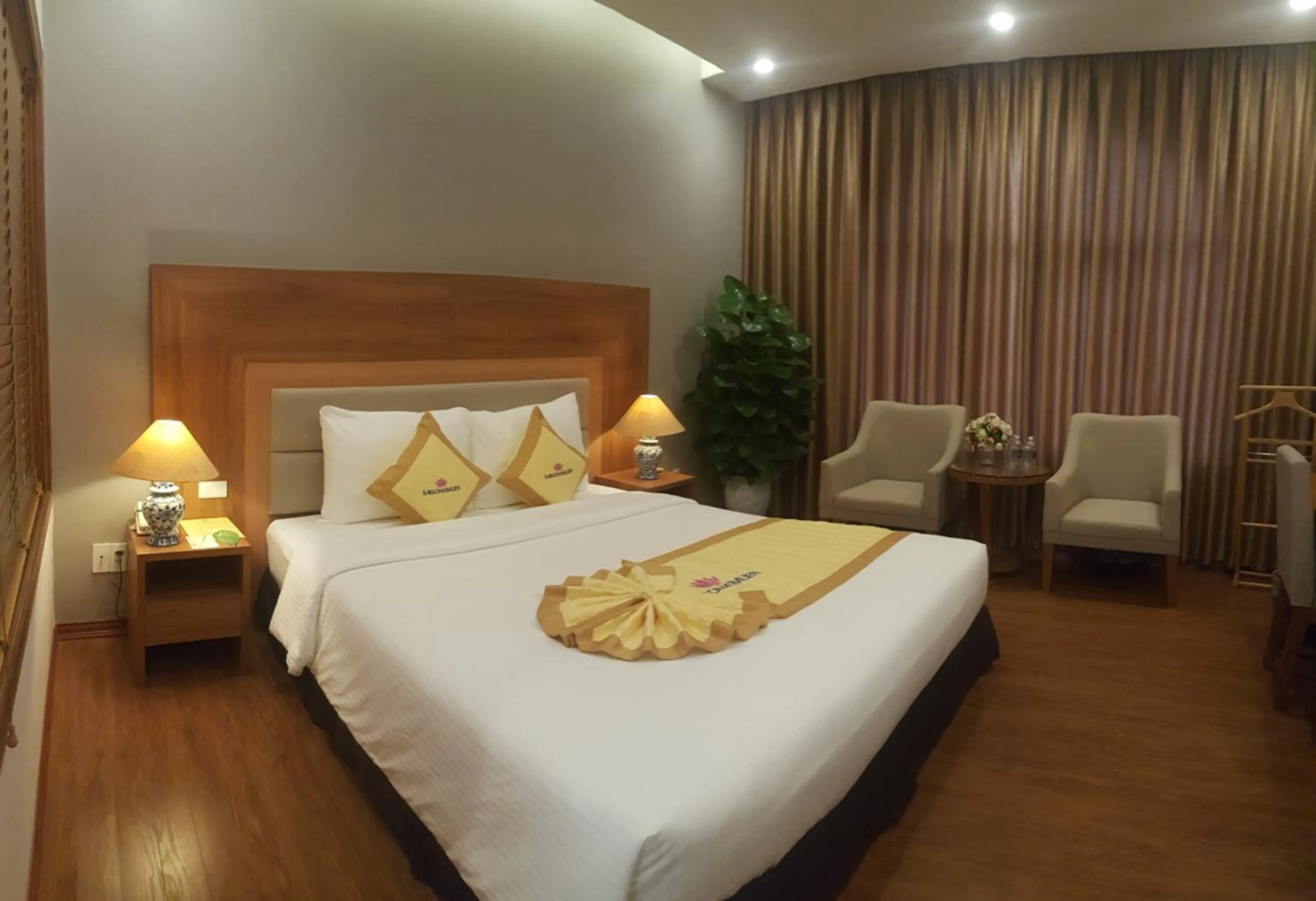Bed in Sai Gon Kim Lien Hotel Vinh City