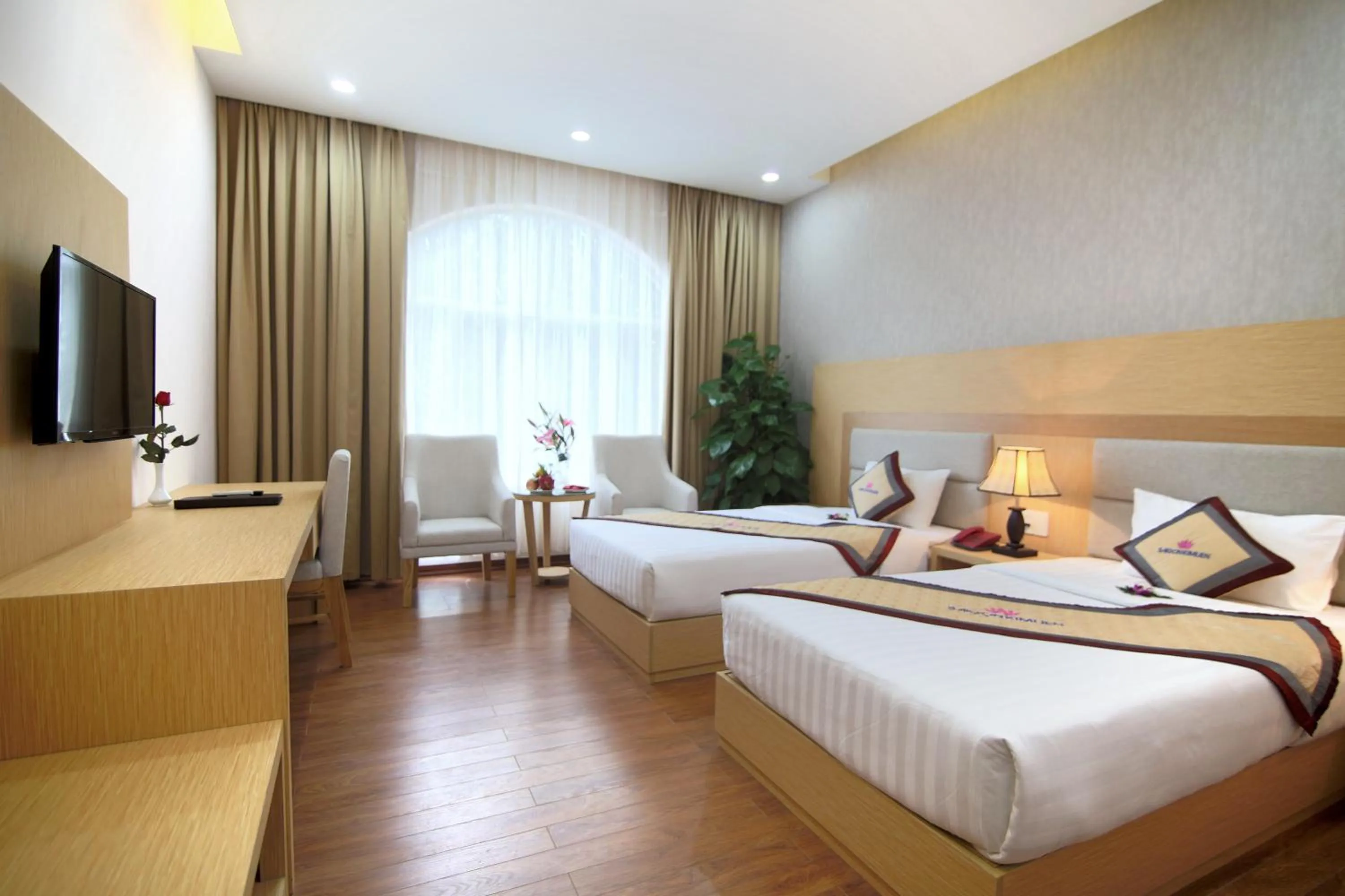Bed in Sai Gon Kim Lien Hotel Vinh City