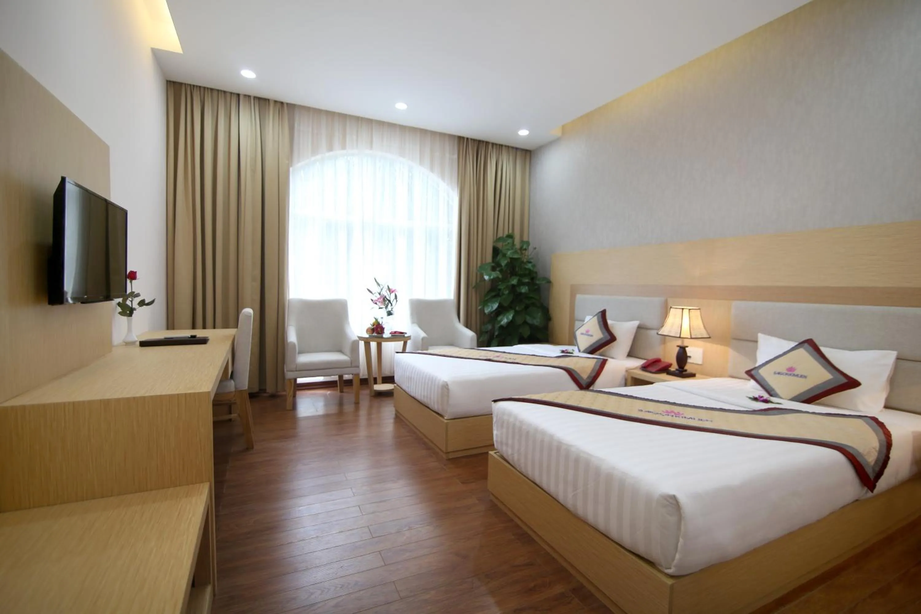 Bed in Sai Gon Kim Lien Hotel Vinh City