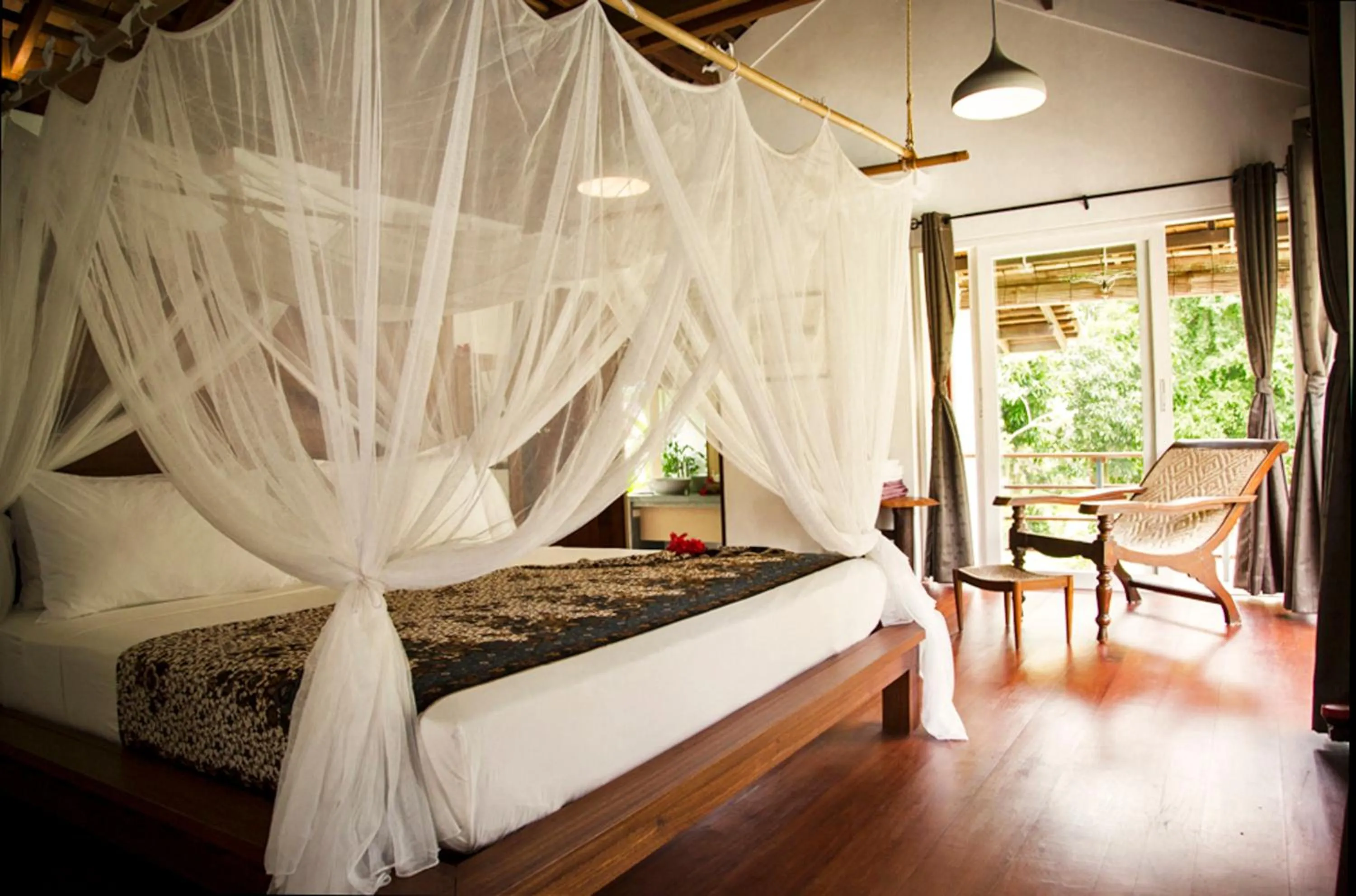 Bedroom, Bed in Koyao Bay Pavilions - Beach Resort and Pool Villas
