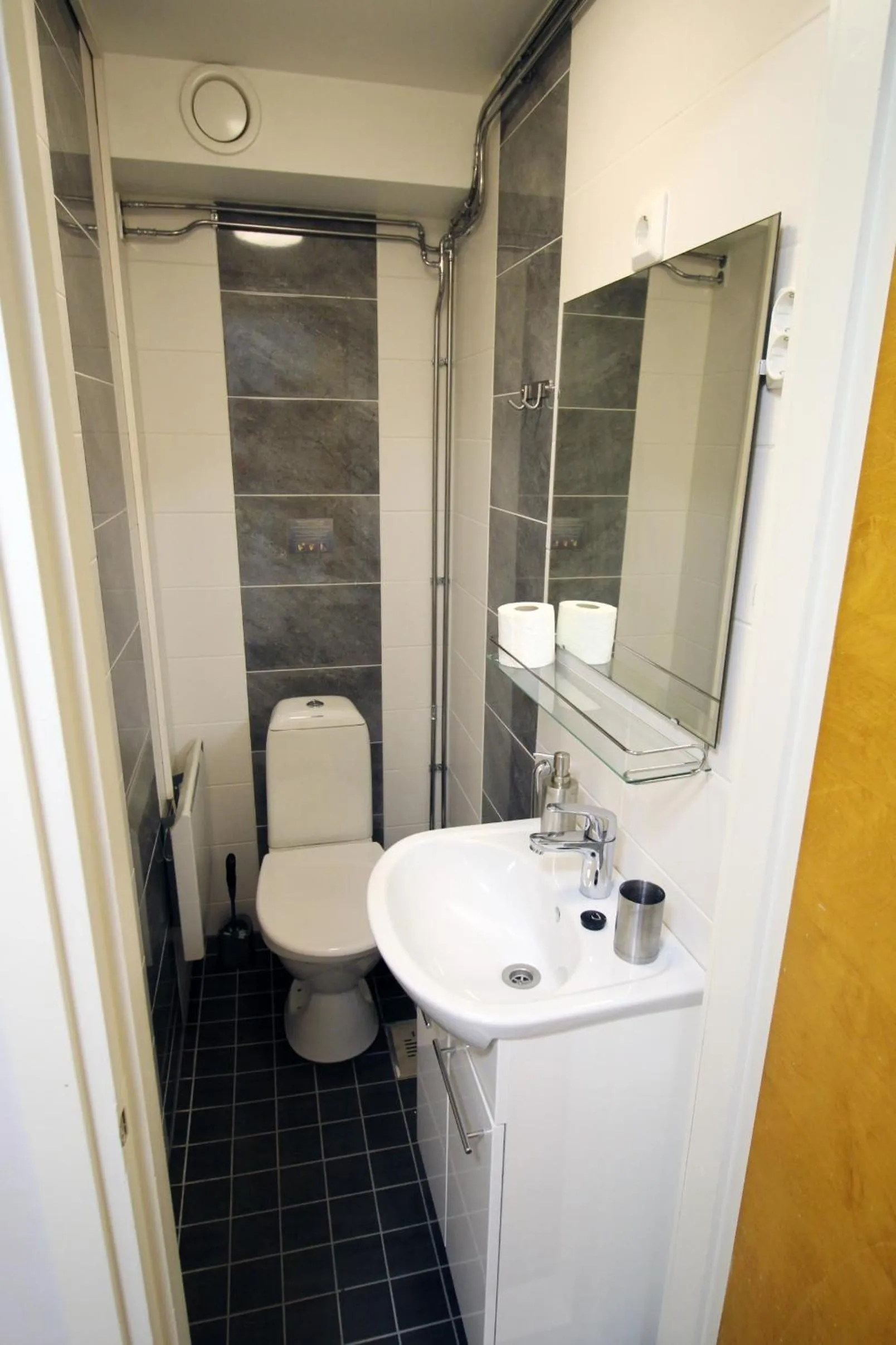 Toilet in LAURI Historical Log House Manor