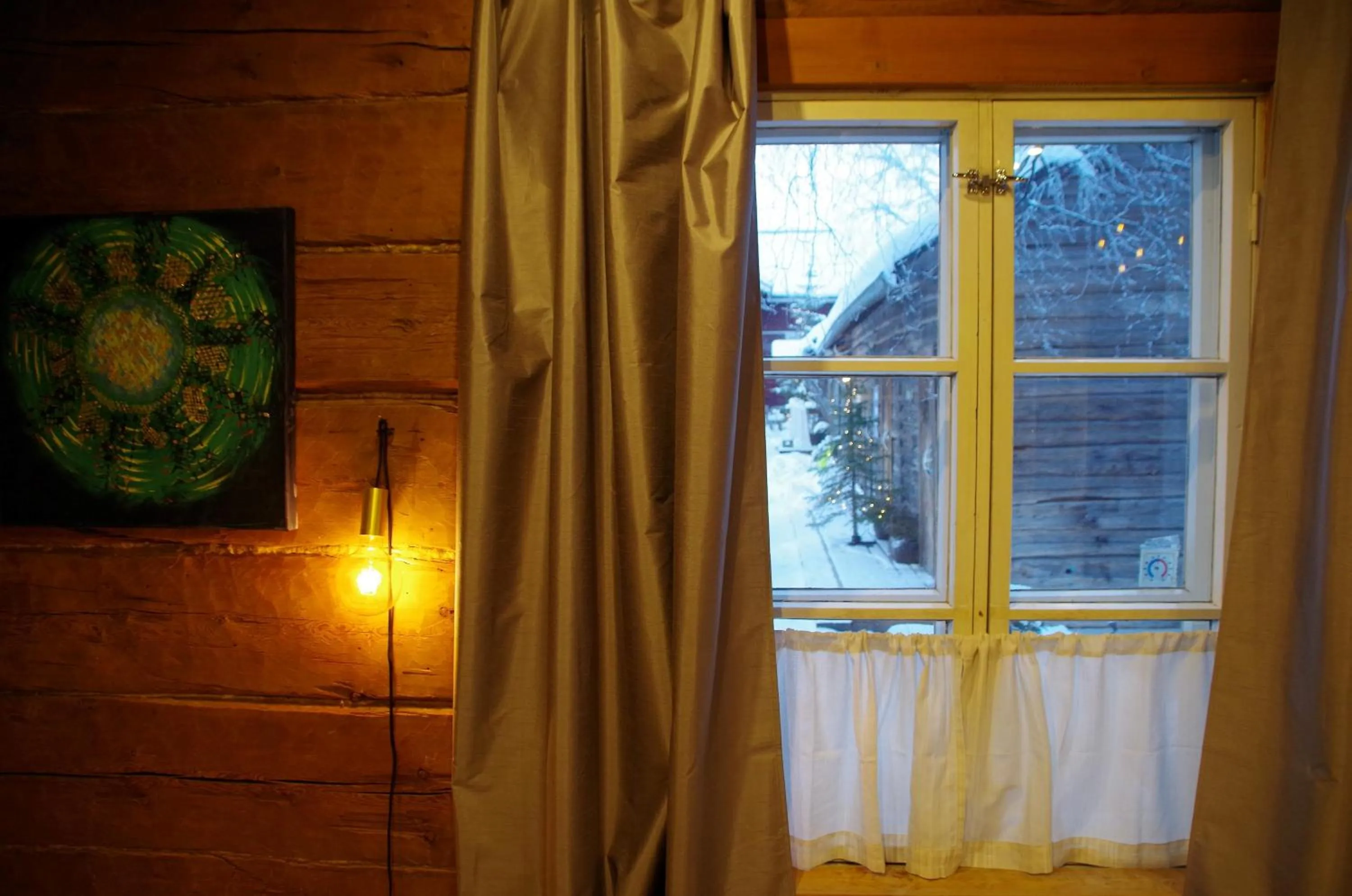 Decorative detail in LAURI Historical Log House Manor