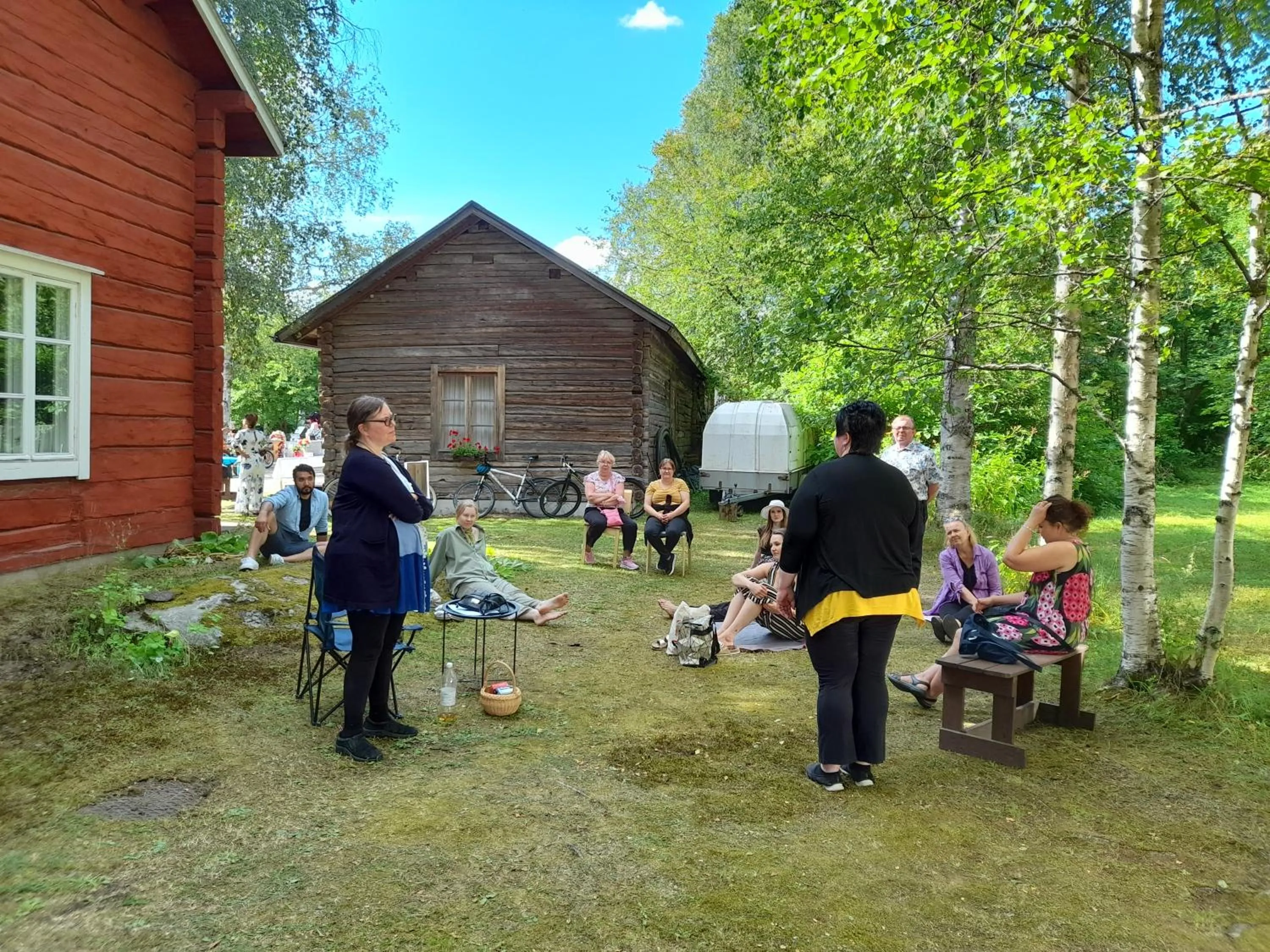 Summer in LAURI Historical Log House Manor