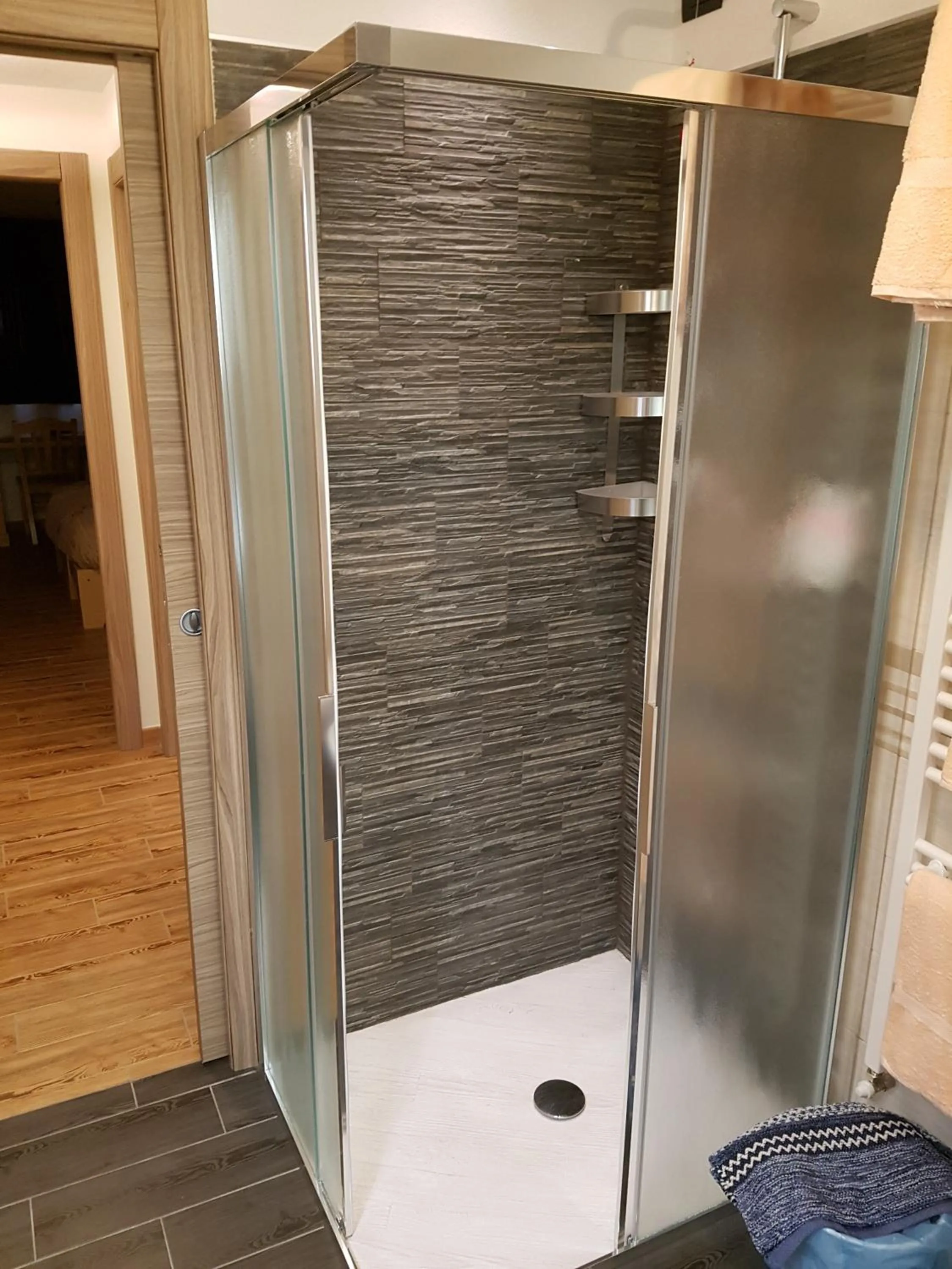 Shower in Steinbock B&B - Apartaments