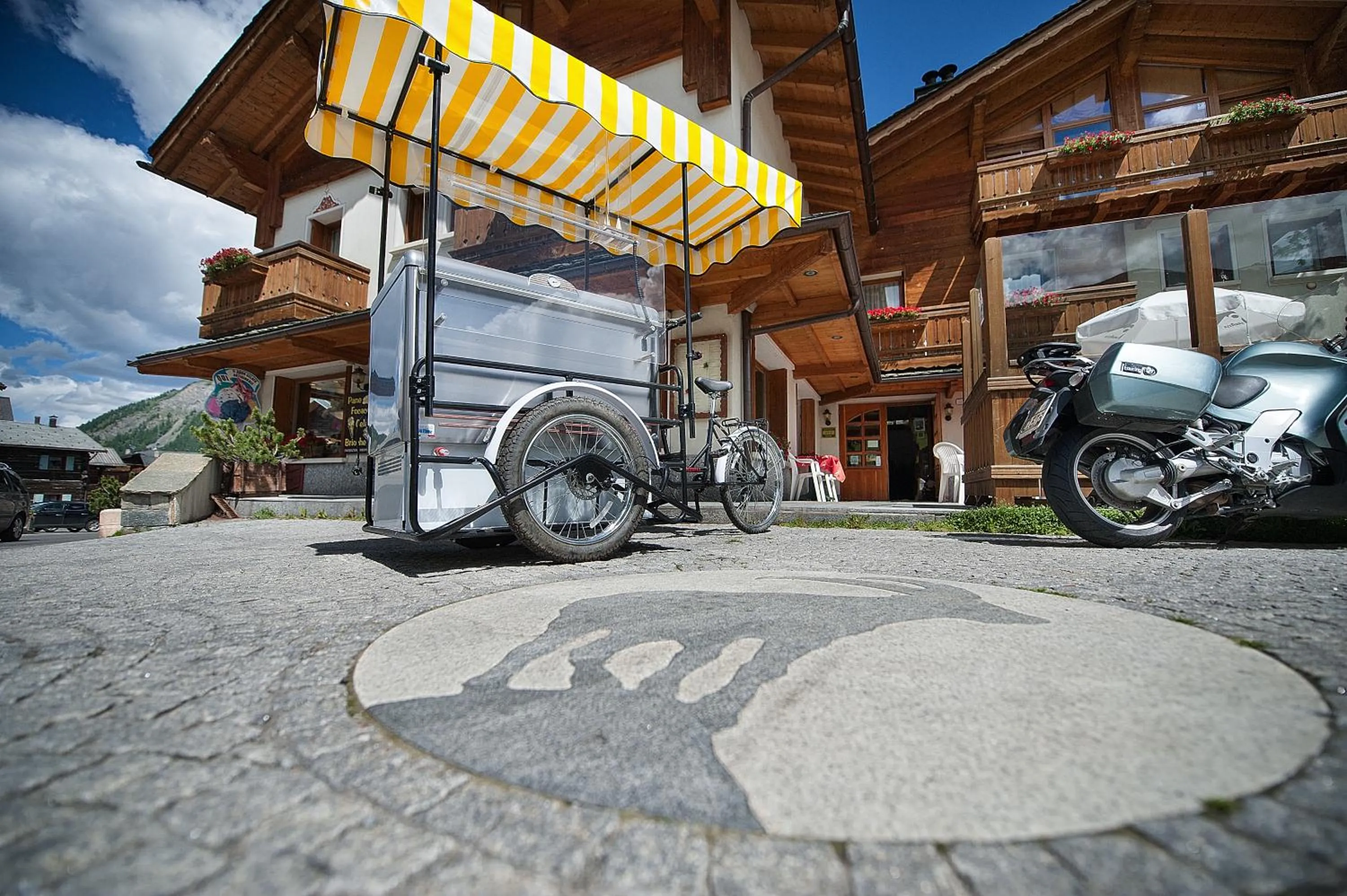 Facade/entrance in Steinbock B&B - Apartaments