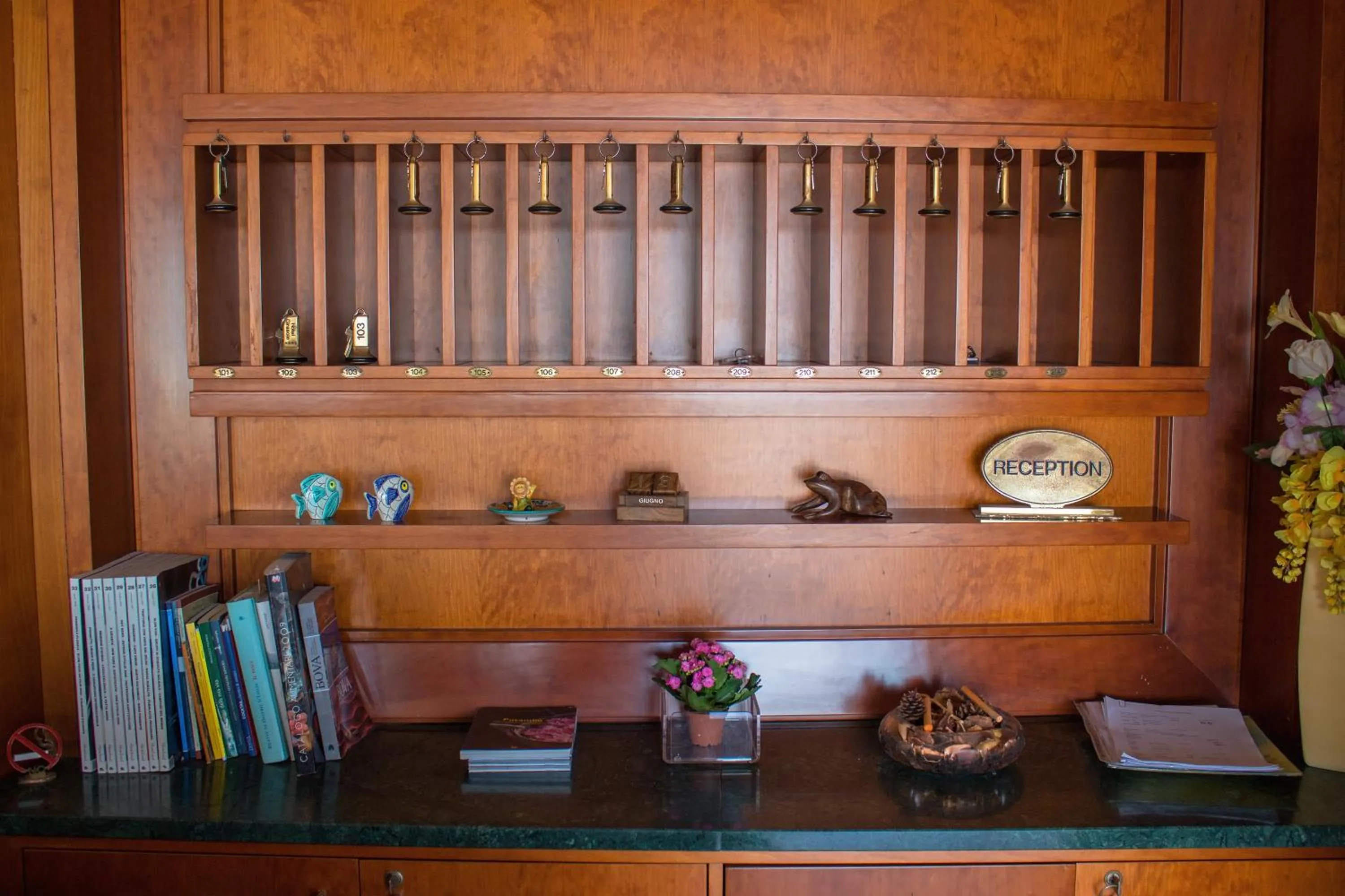 Lobby or reception in Hotel Il Girasole