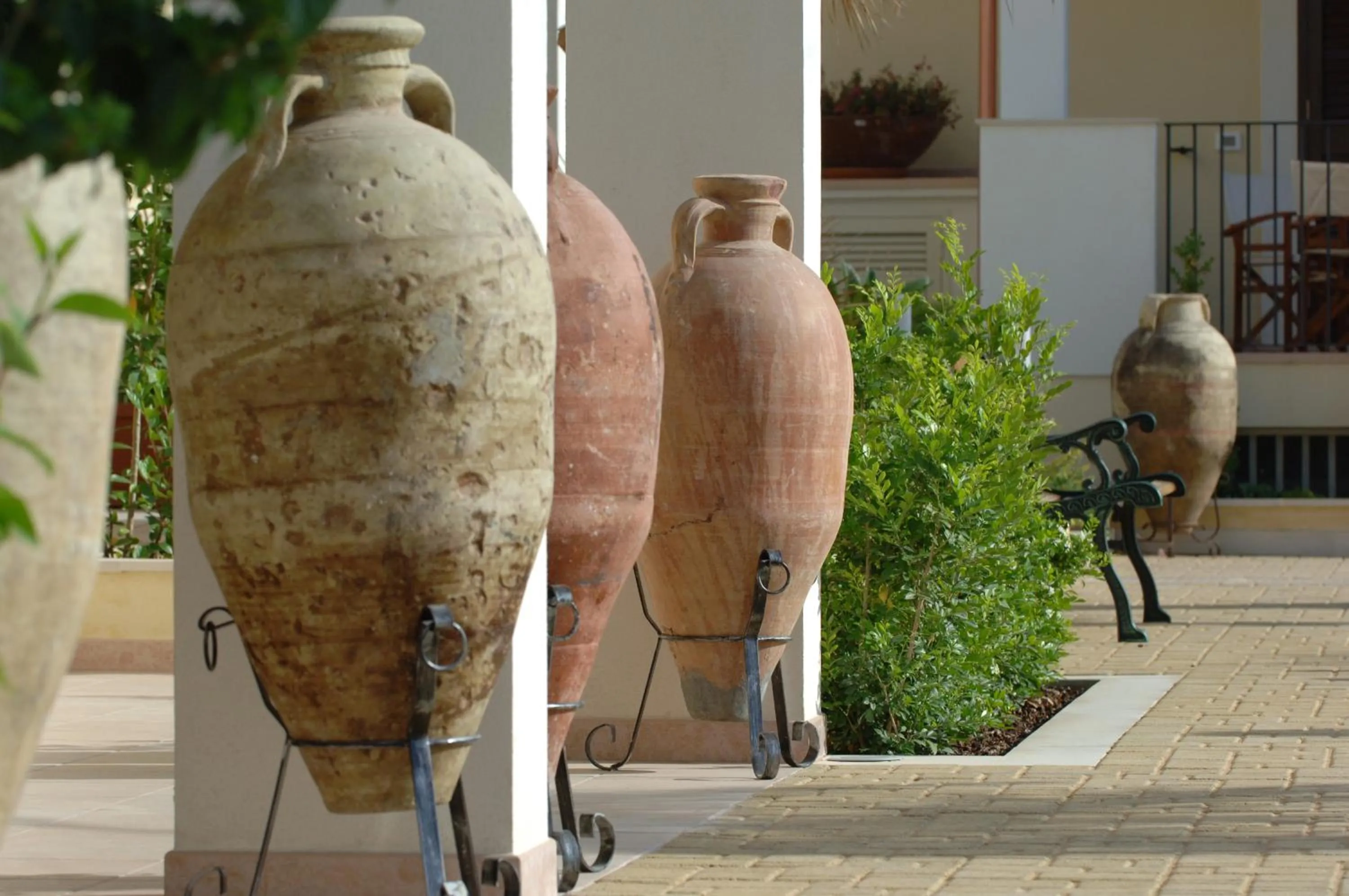 Decorative detail in Residence Casa Del Mar Sicilia