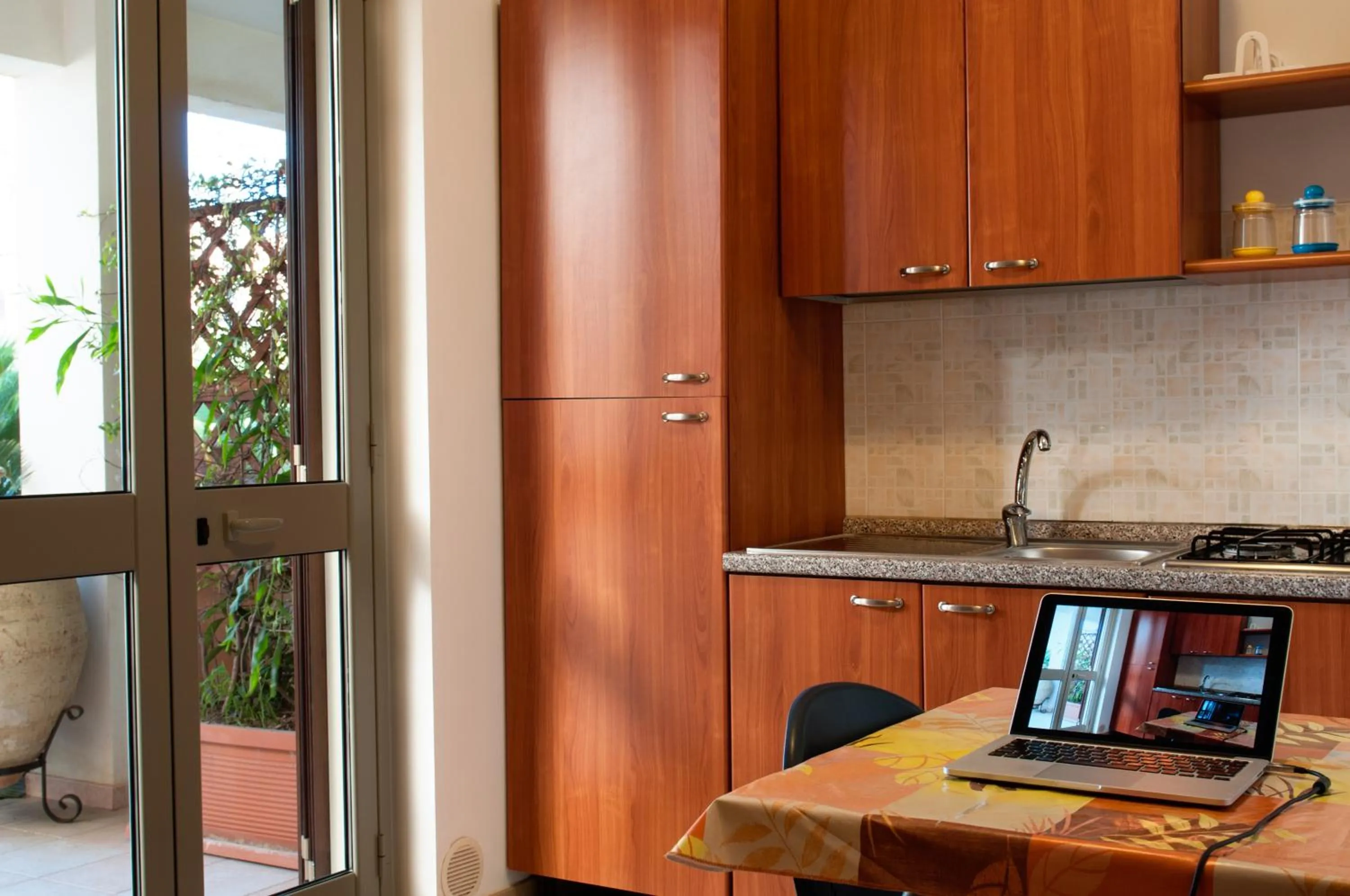 Kitchen or kitchenette in Residence Casa Del Mar Sicilia