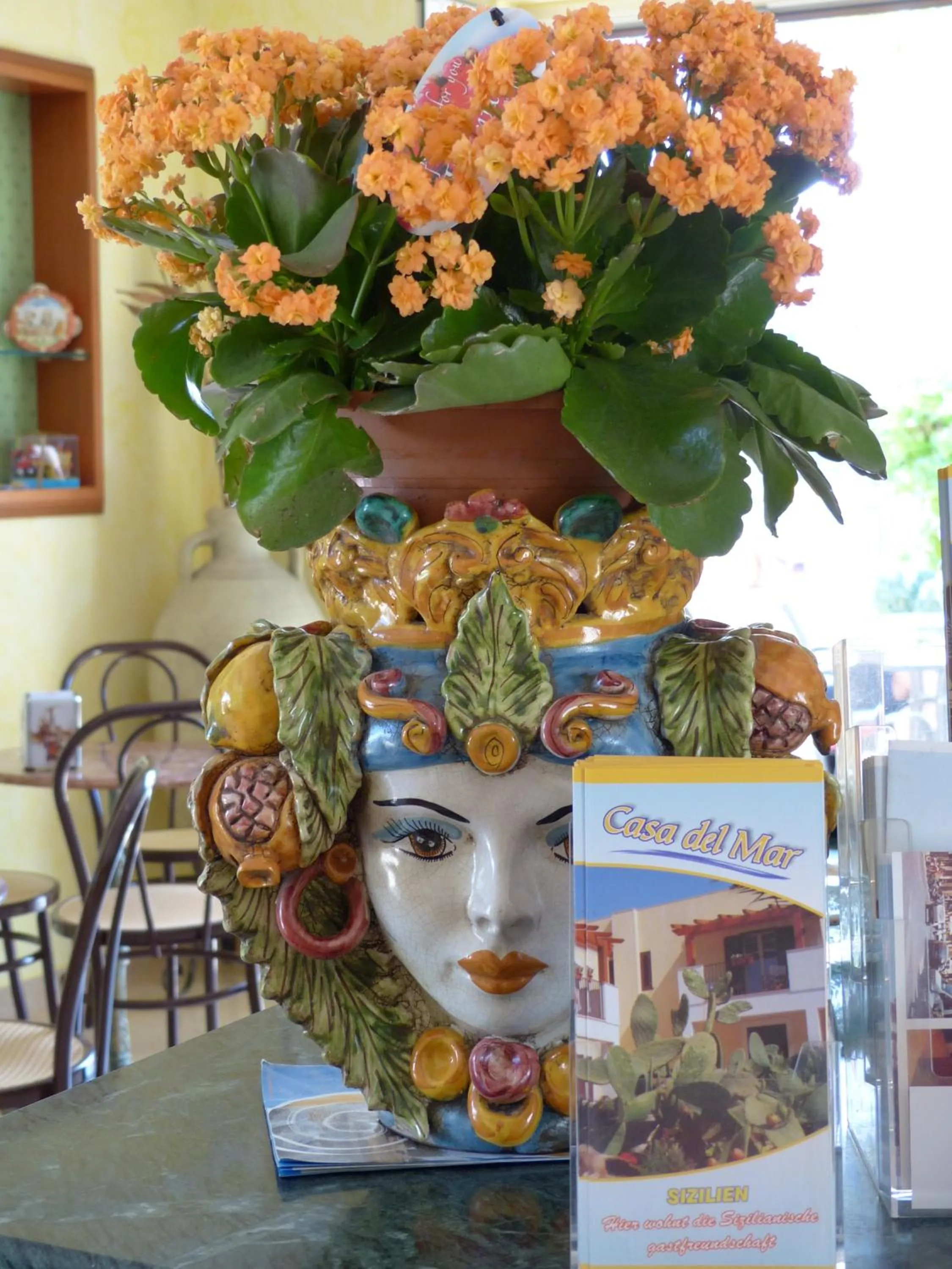 Decorative detail in Residence Casa Del Mar Sicilia