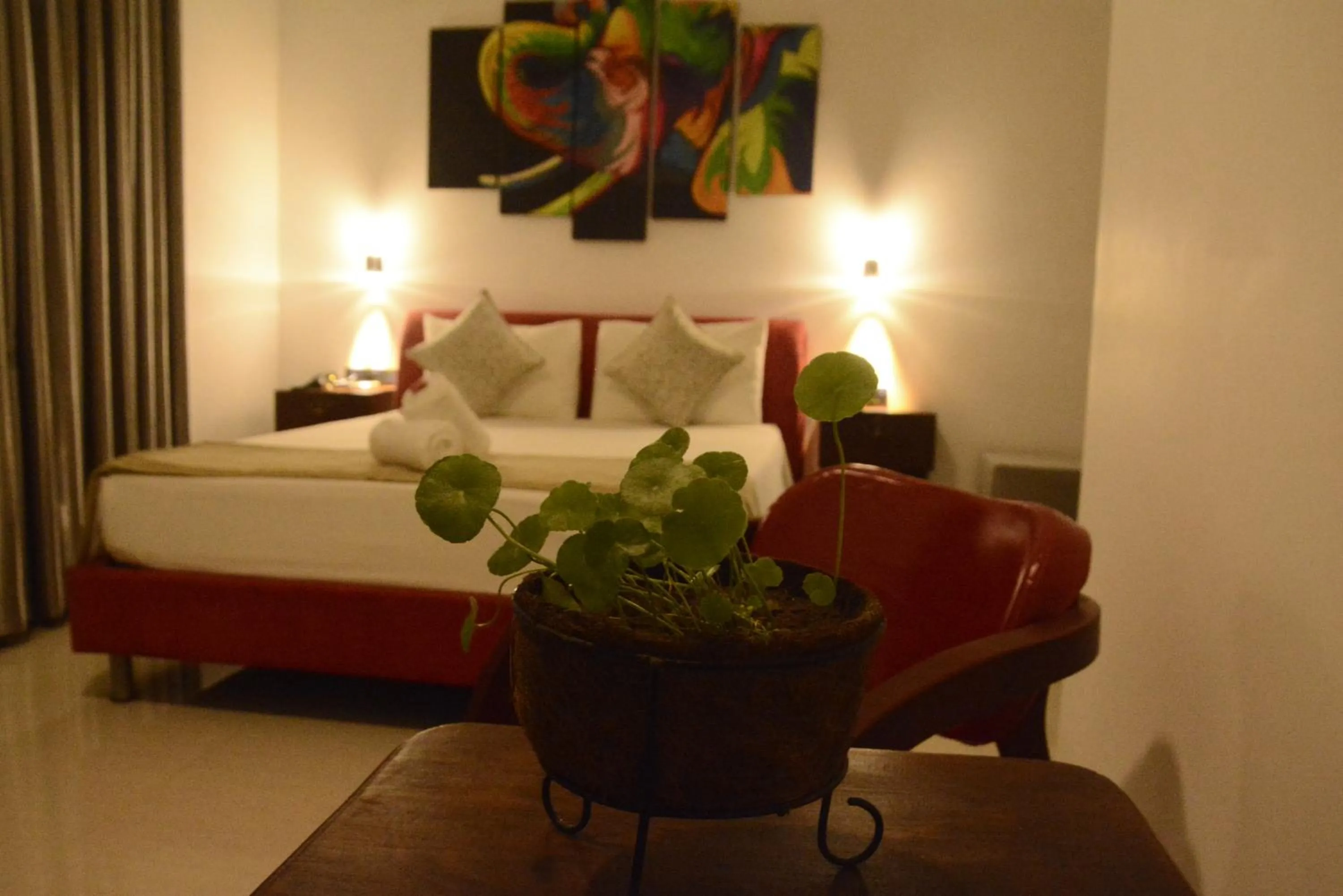 Bed in Vimanra Udawalawa