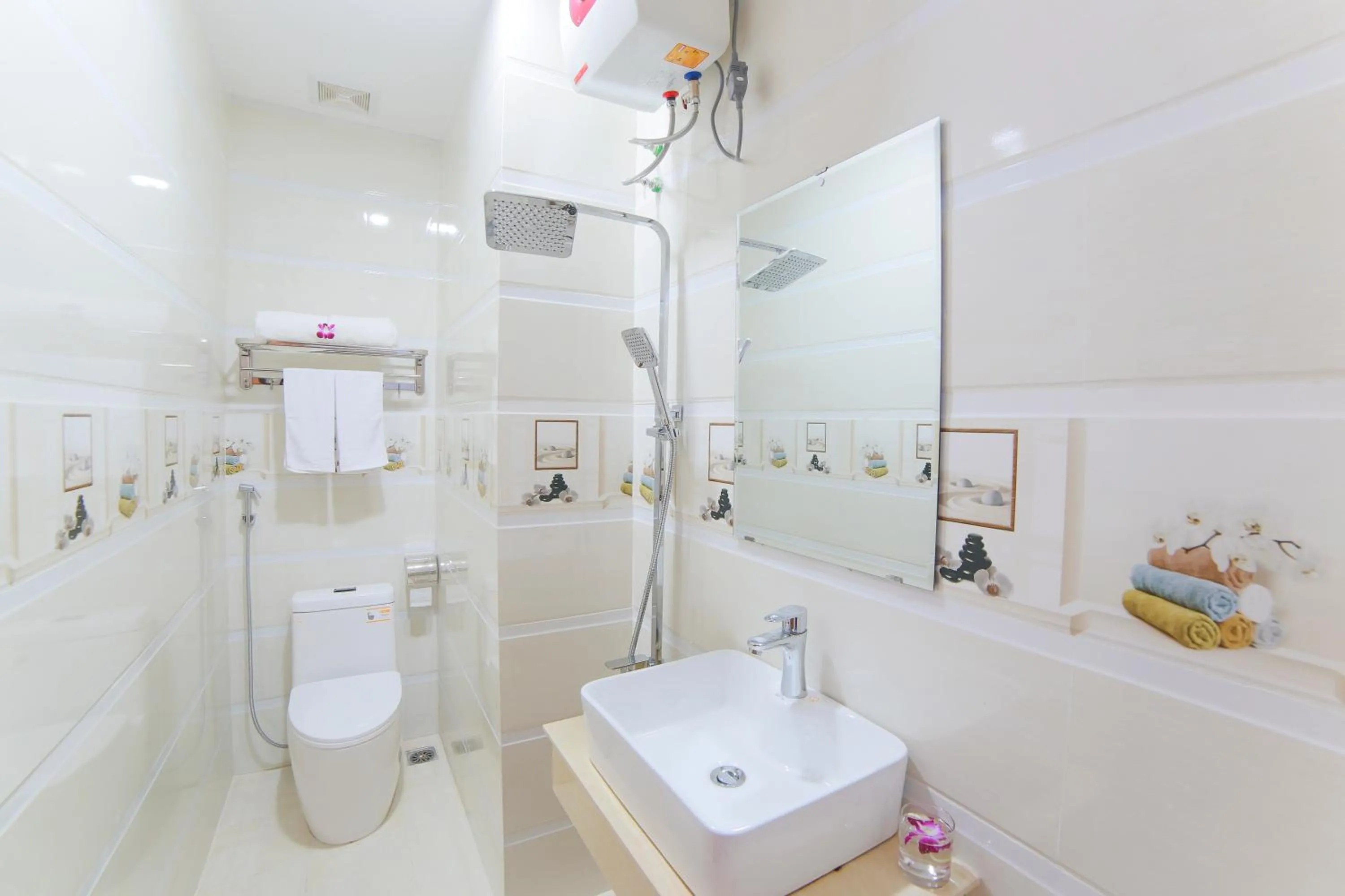 Bathroom in Summer Beach