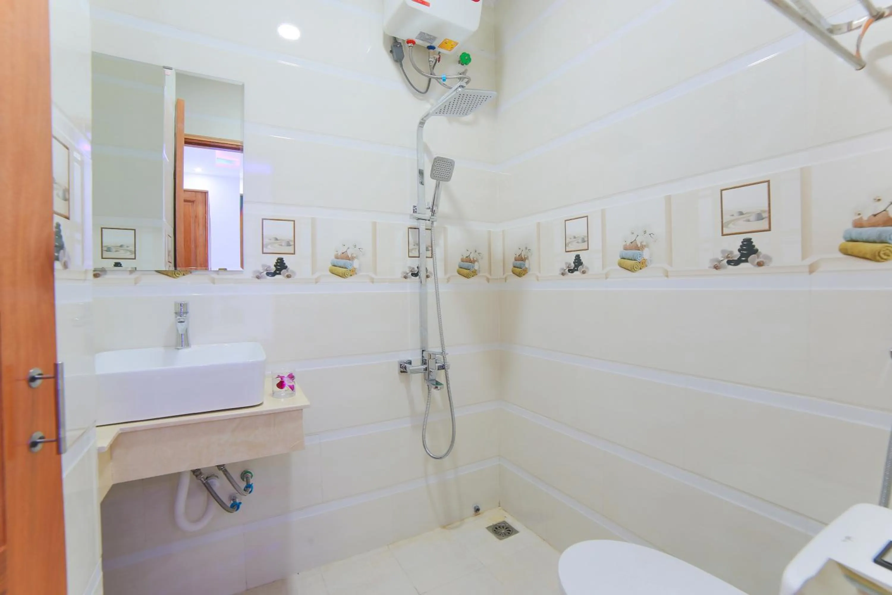 Bathroom in Summer Beach