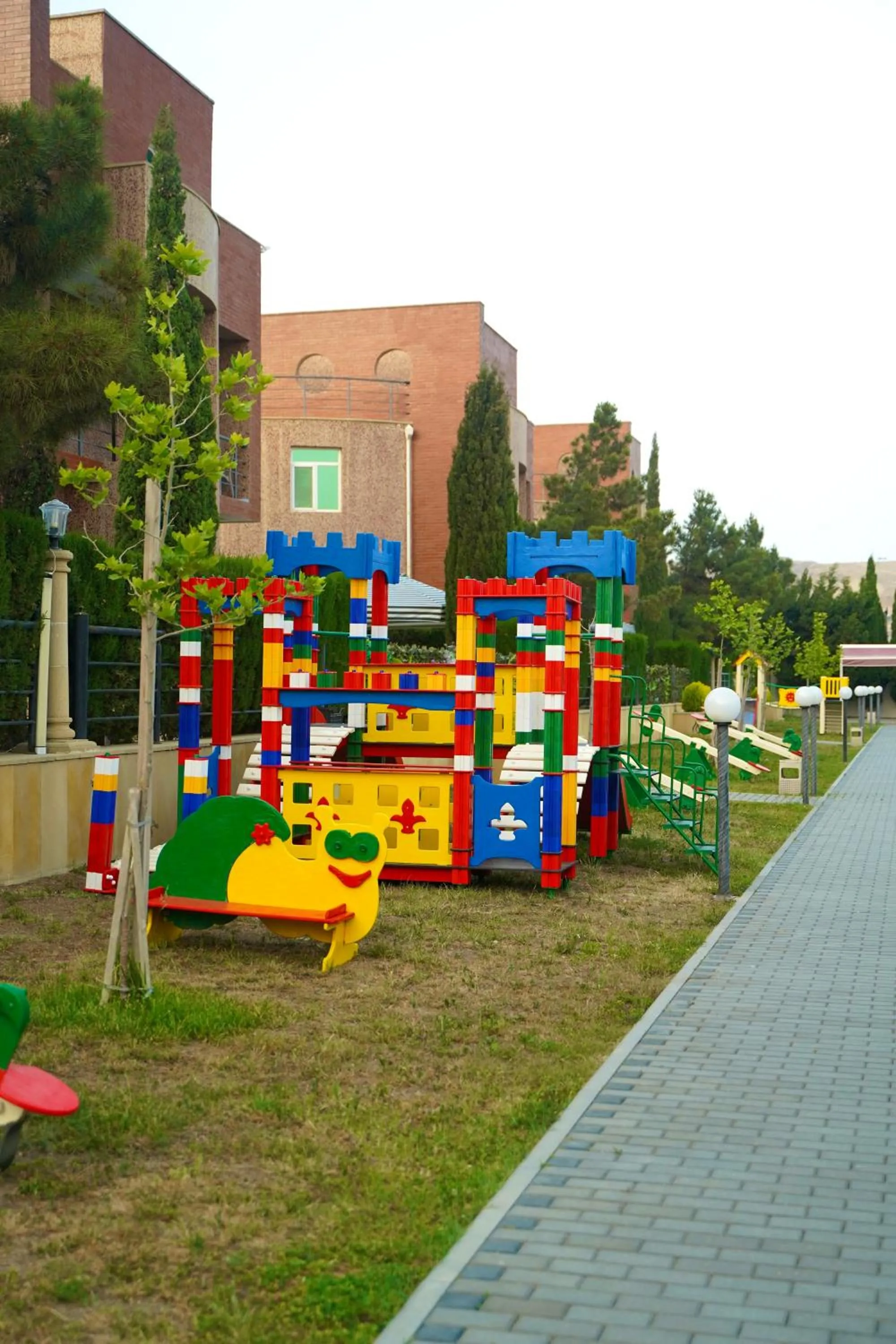 Children play ground in Panorama Villa Lux Hotel
