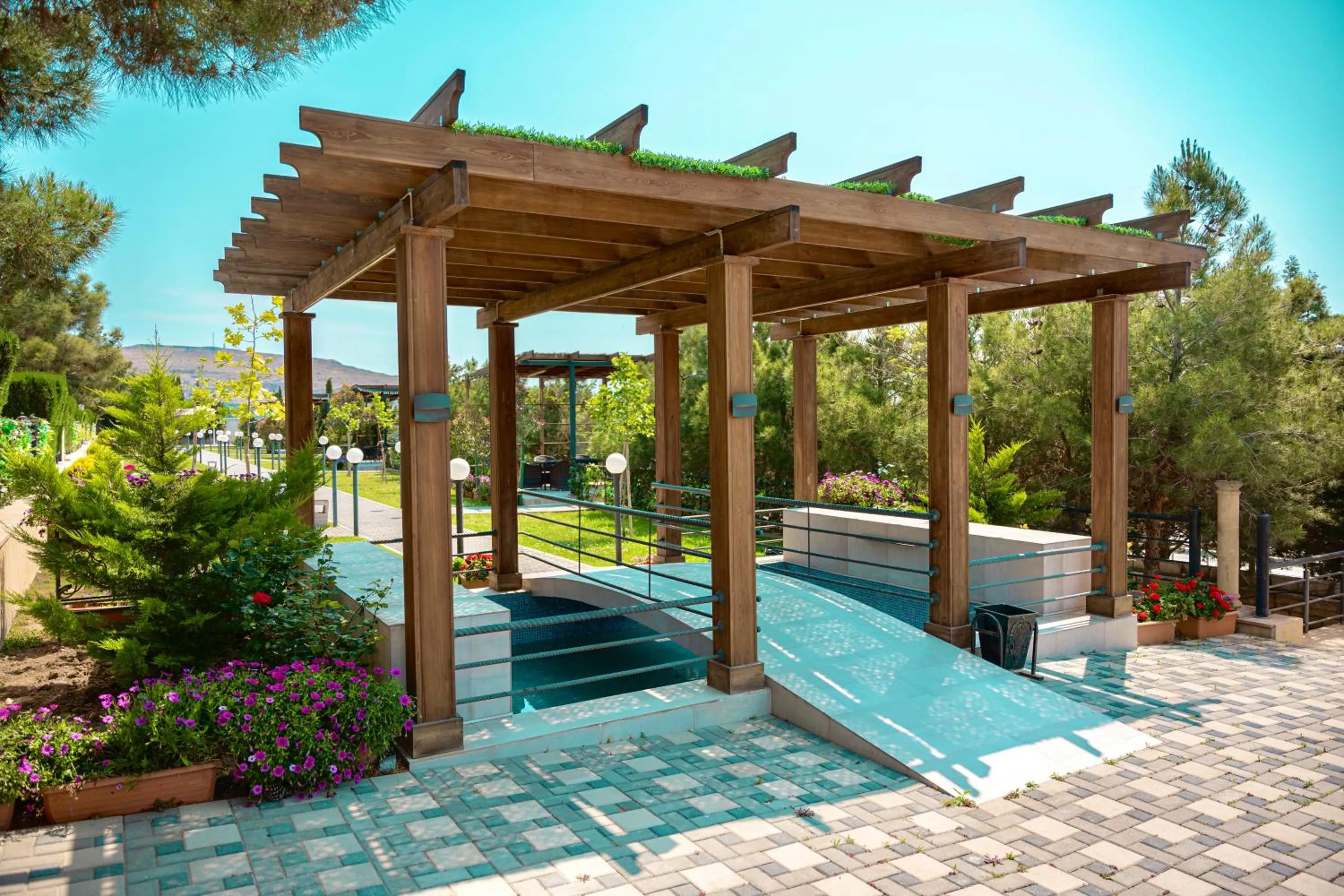 Patio in Panorama Villa Lux Hotel