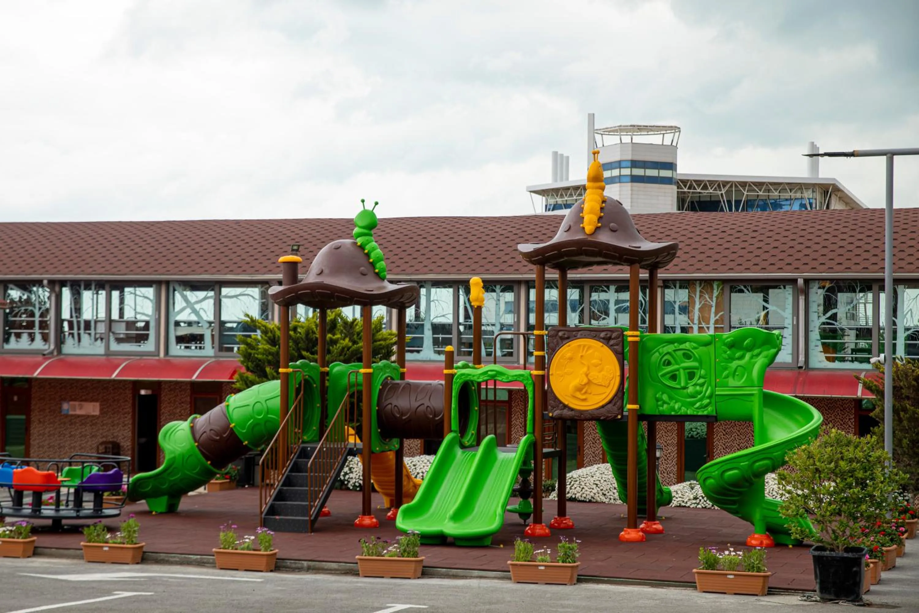 Children play ground in Panorama Villa Lux Hotel