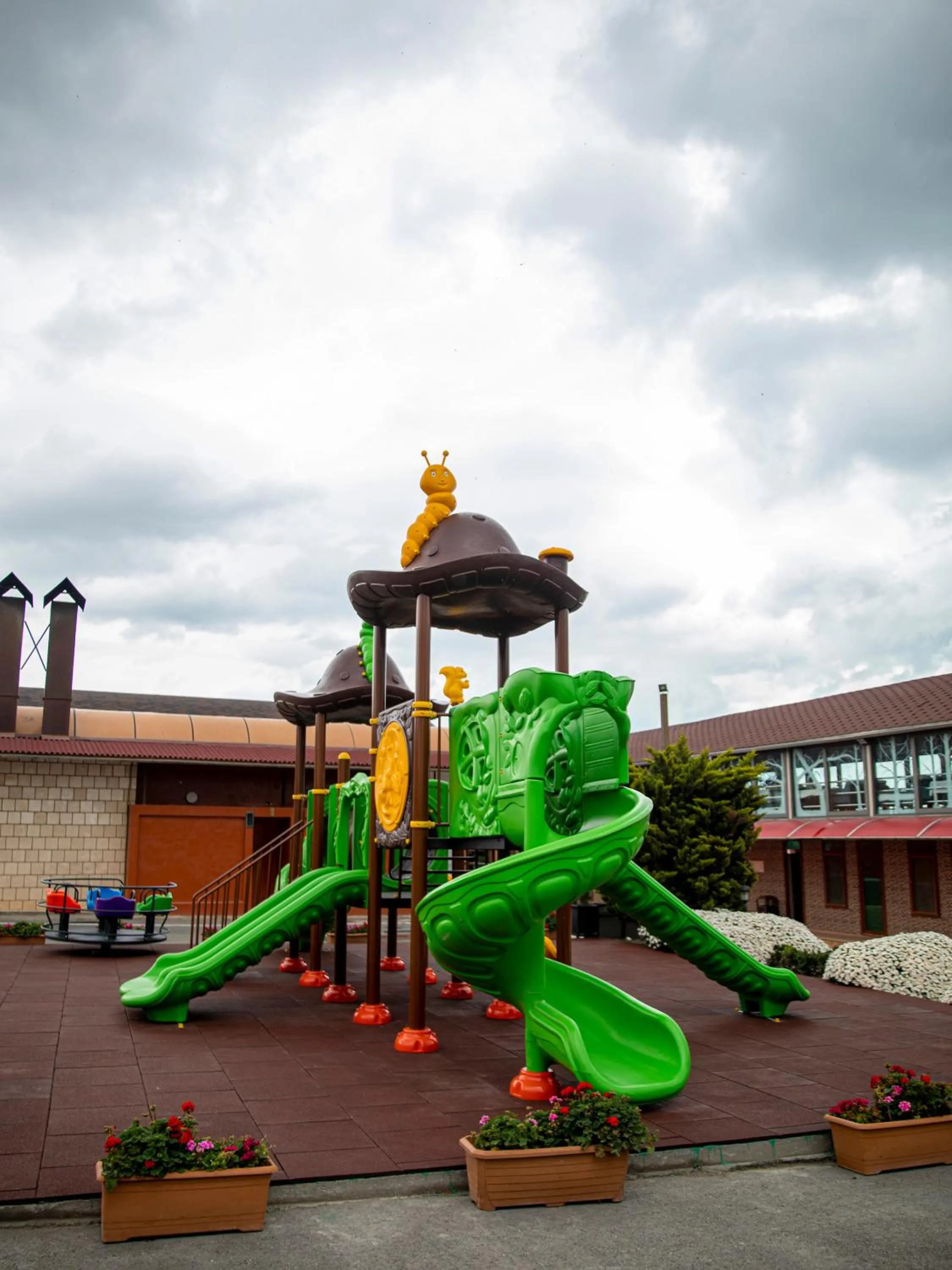 Children play ground in Panorama Villa Lux Hotel