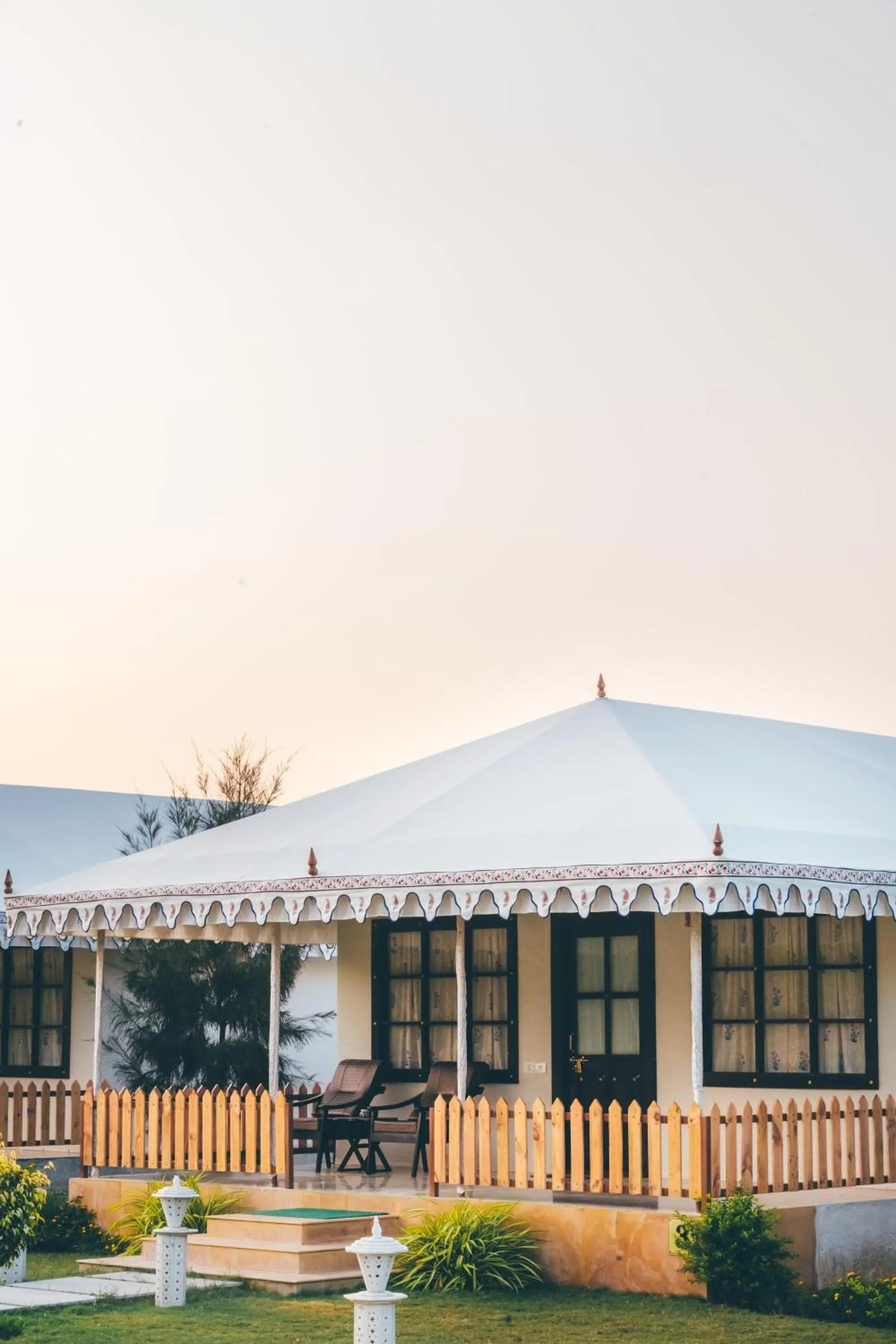 Bird's eye view in Rawai Luxury Tents Pushkar