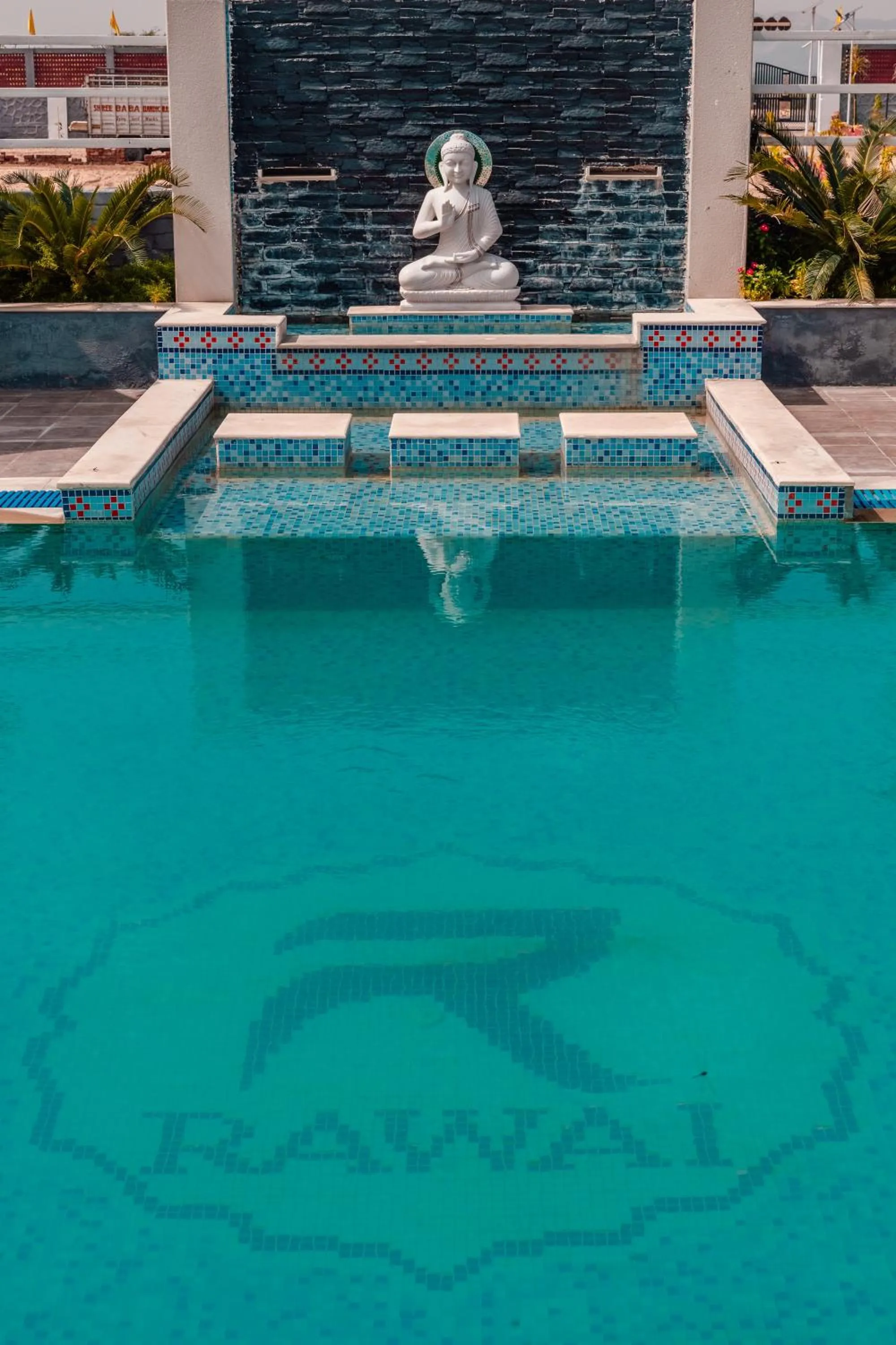 Pool view in Rawai Luxury Tents Pushkar