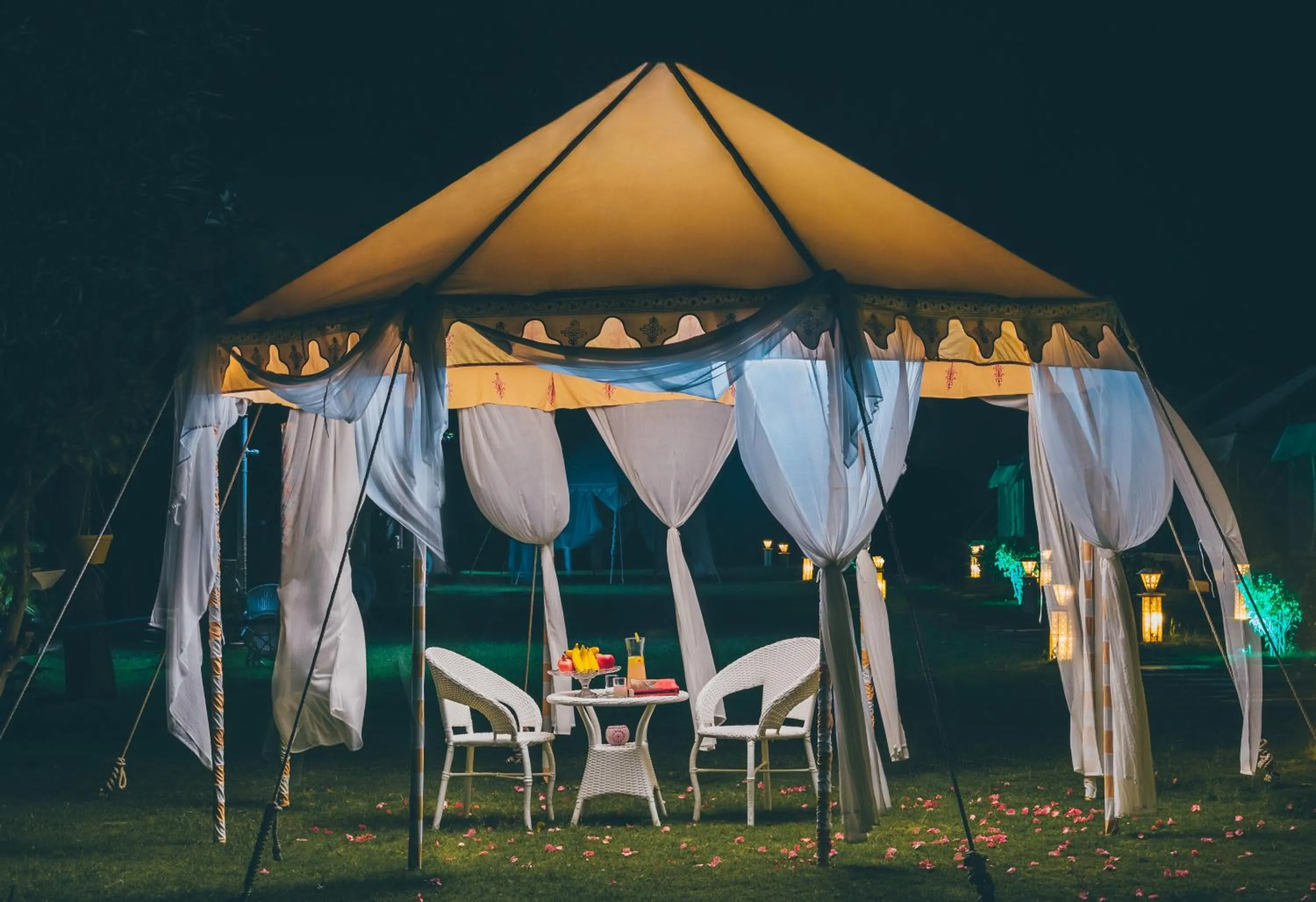Patio in Rawai Luxury Tents Pushkar