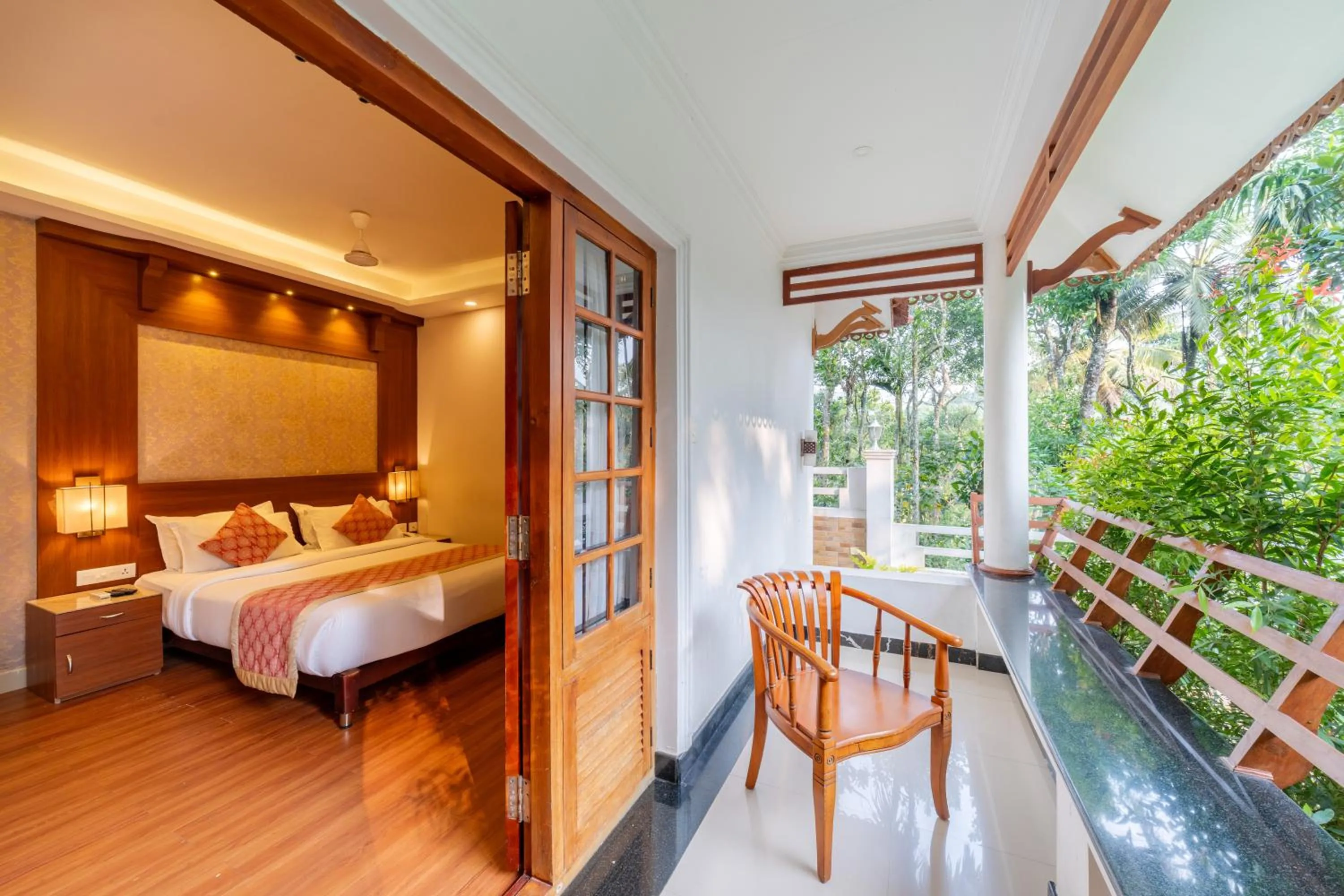 Bed in Crown Valley Thekkady