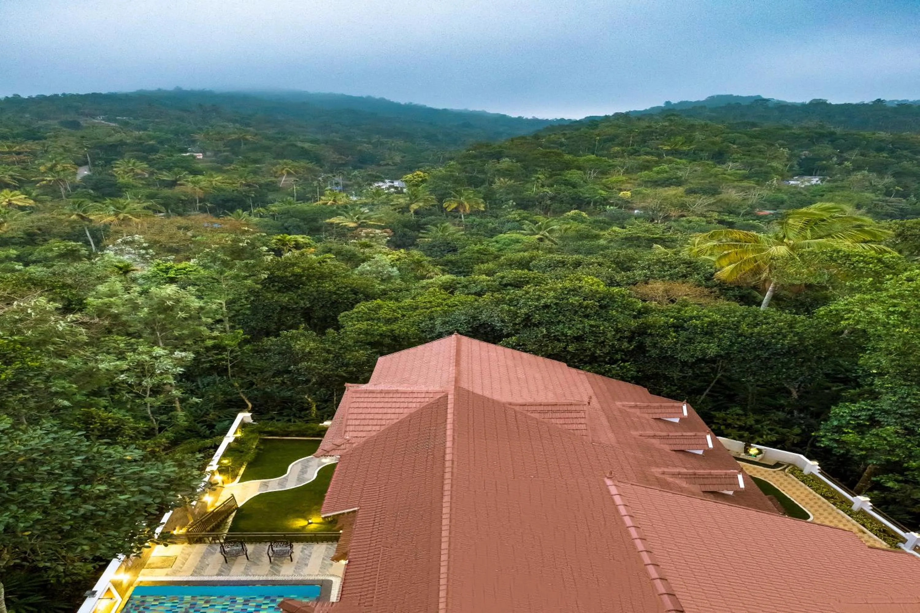 Bird's eye view in Crown Valley Thekkady
