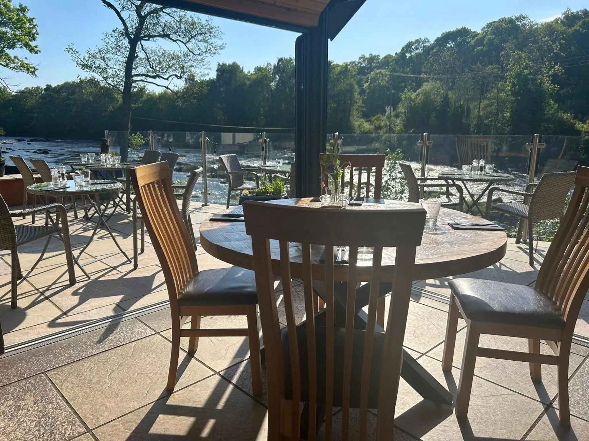 Dining area in The Inn on the Tay