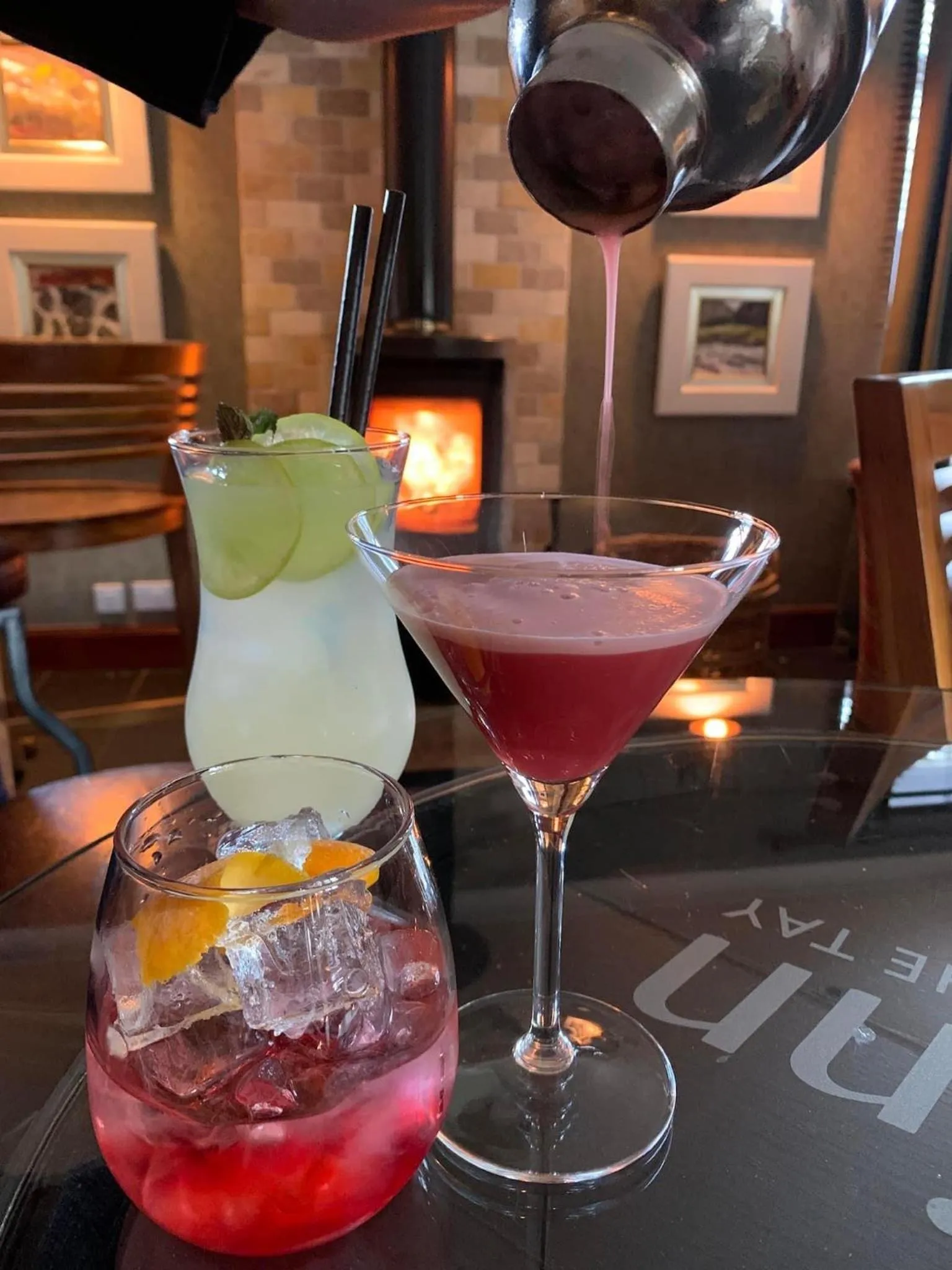 Drinks in The Inn on the Tay