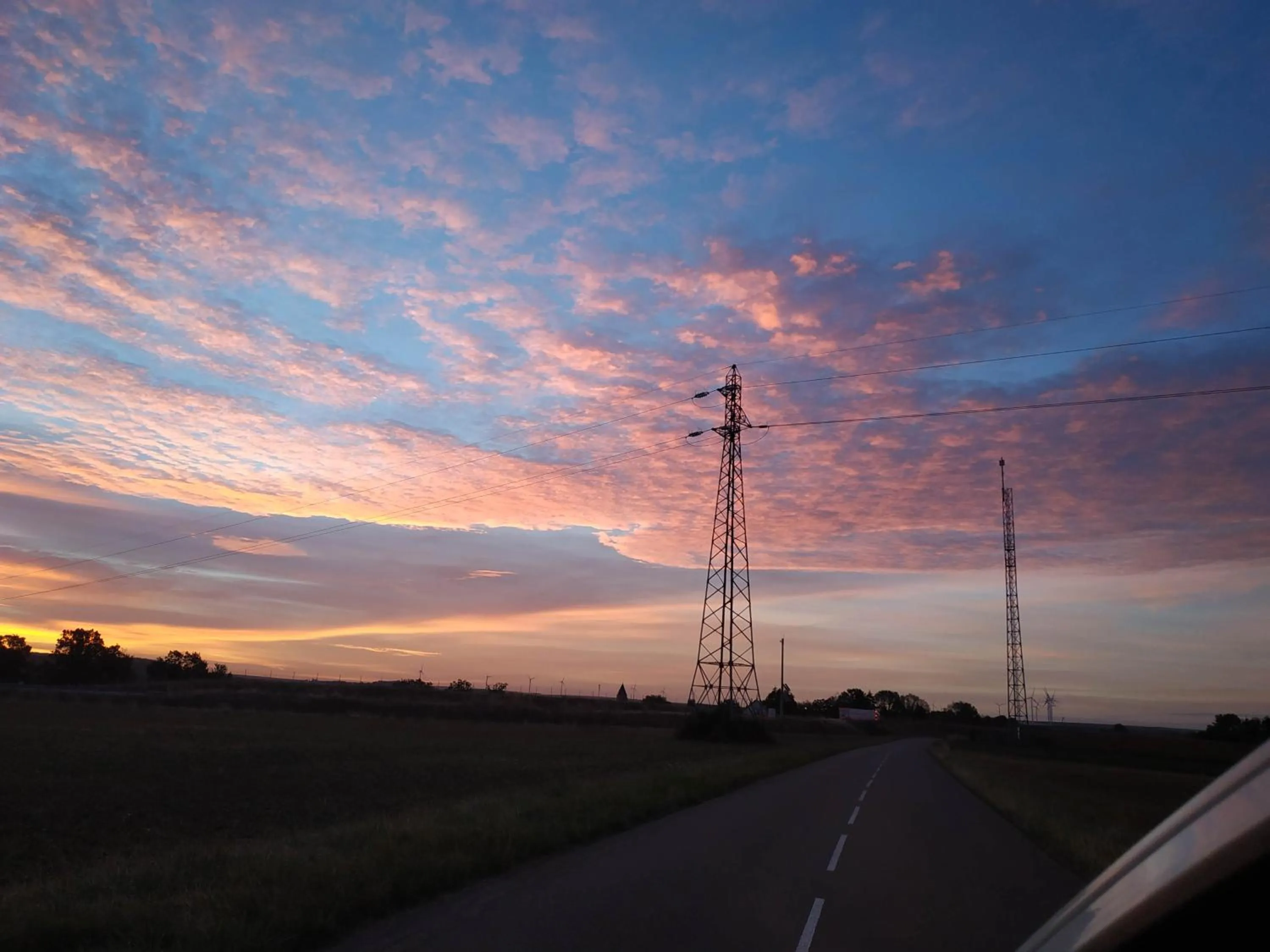 Sunset in ibis Auxerre Sud