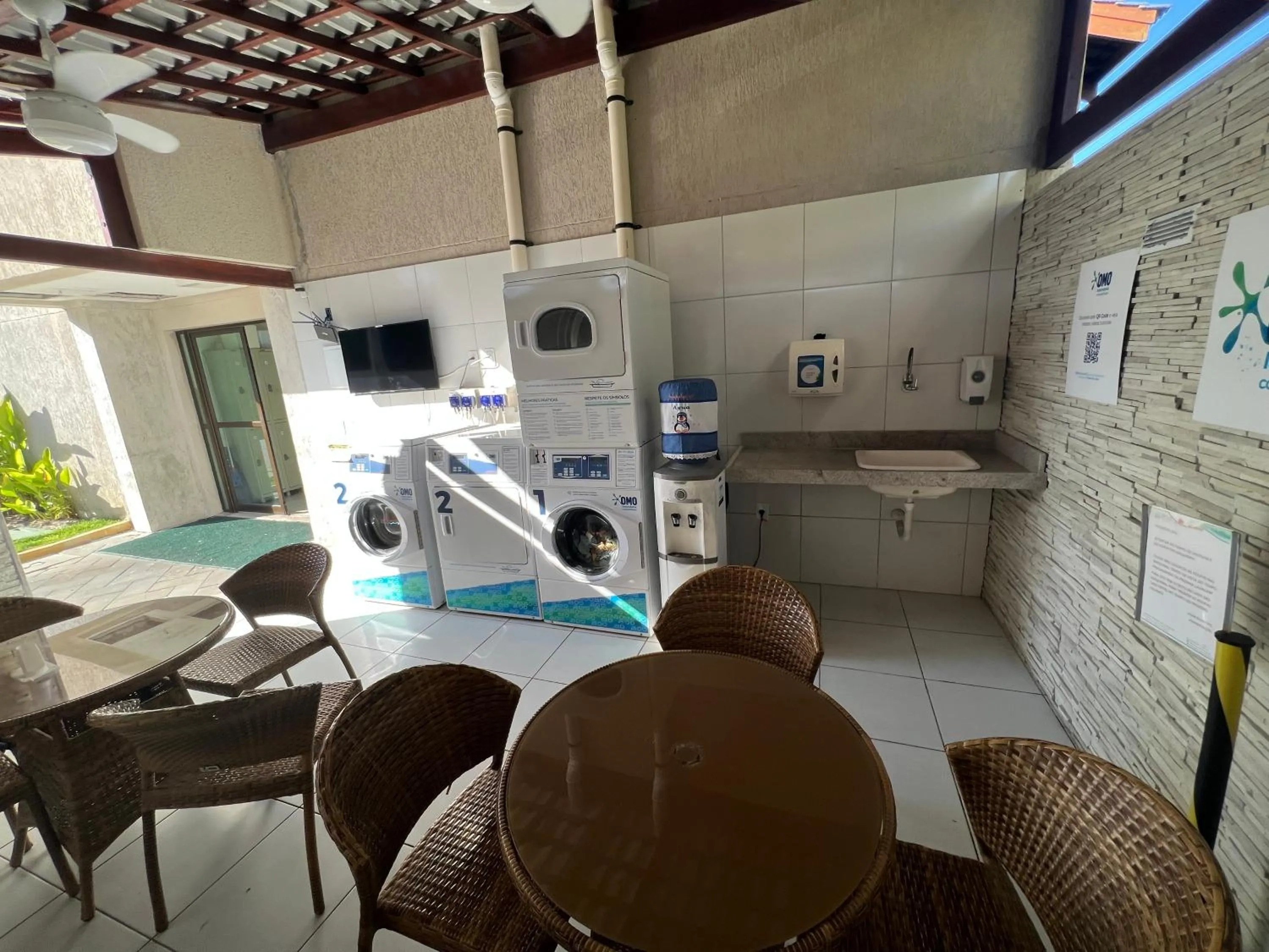 washing machine in Beach Class Eco LIfe - BL 08-202 - Apartamento Inteiro