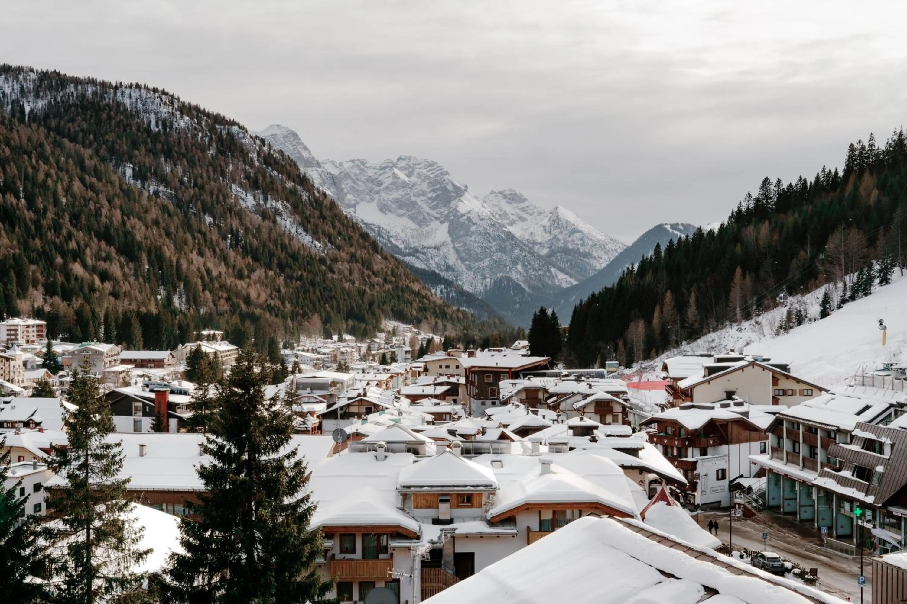 Mountain view in Alpen Hotel Vidi