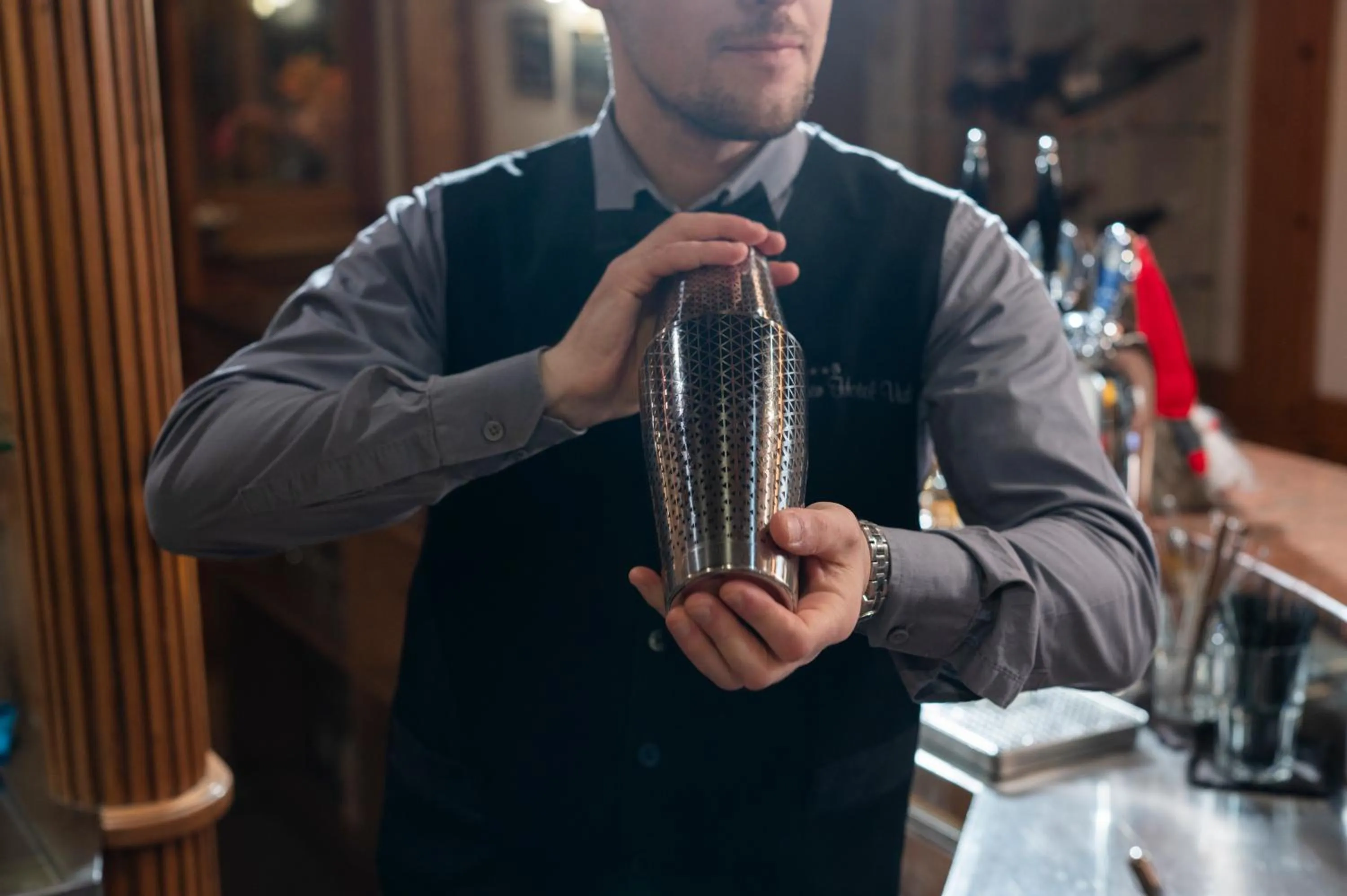 Lounge or bar in Alpen Hotel Vidi