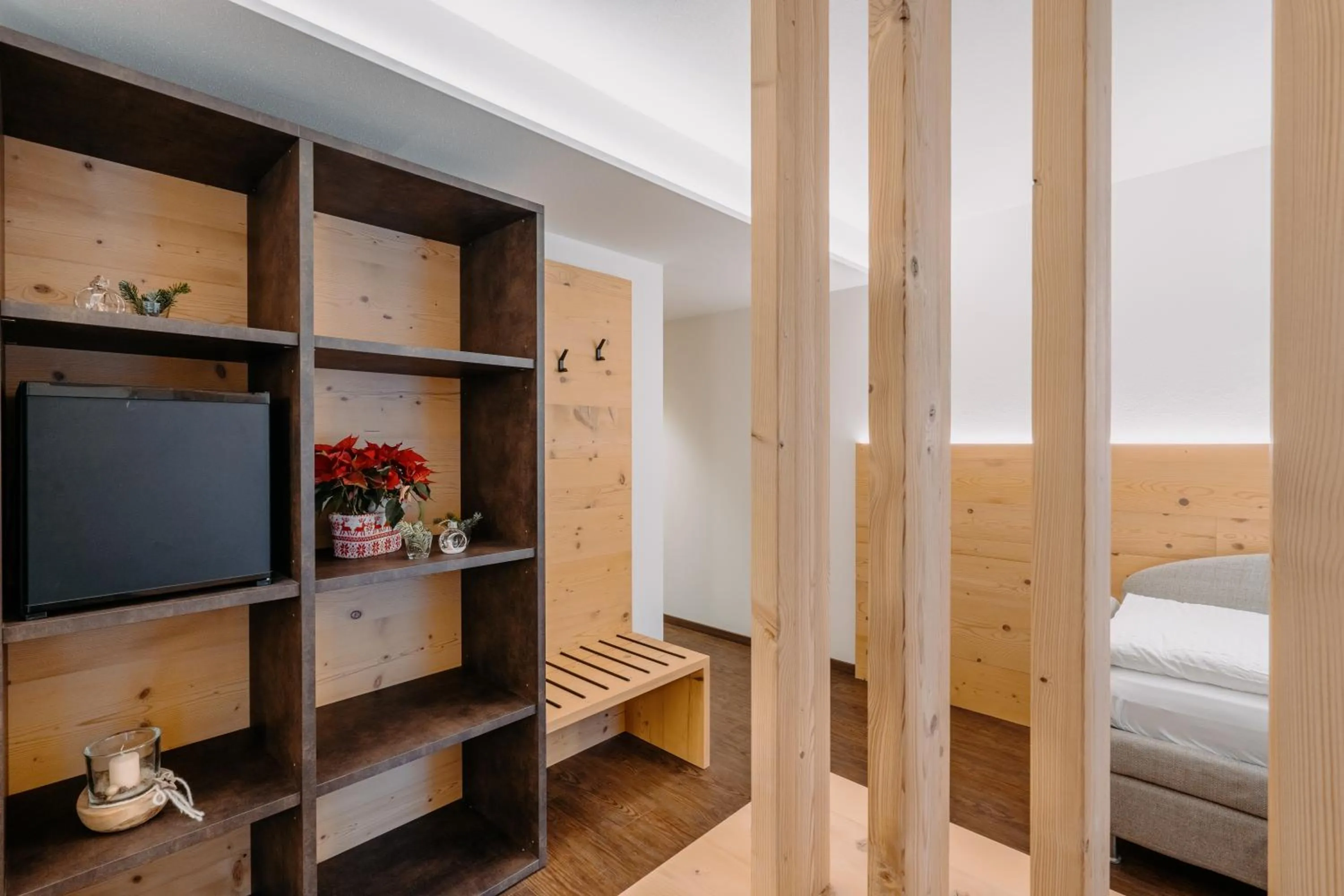 Bed in Alpen Hotel Vidi